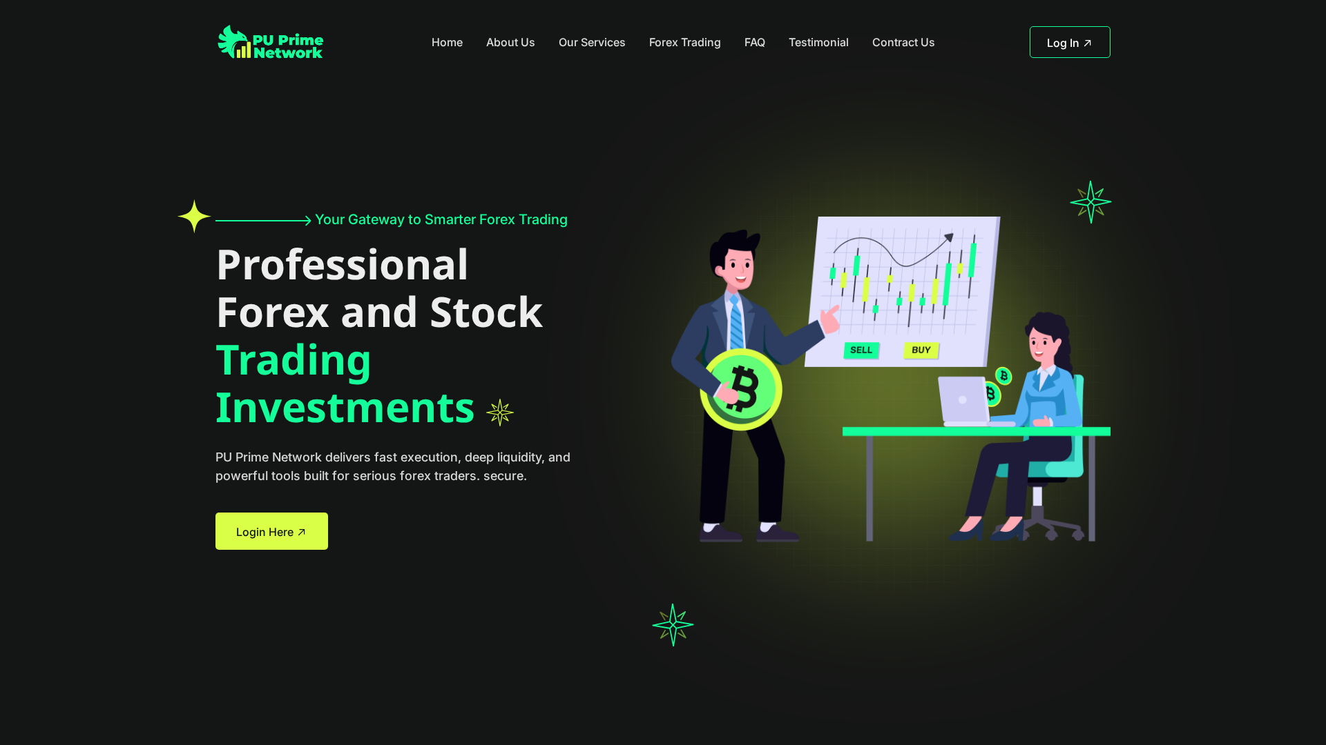 Screenshot of puprimenetworkai.com