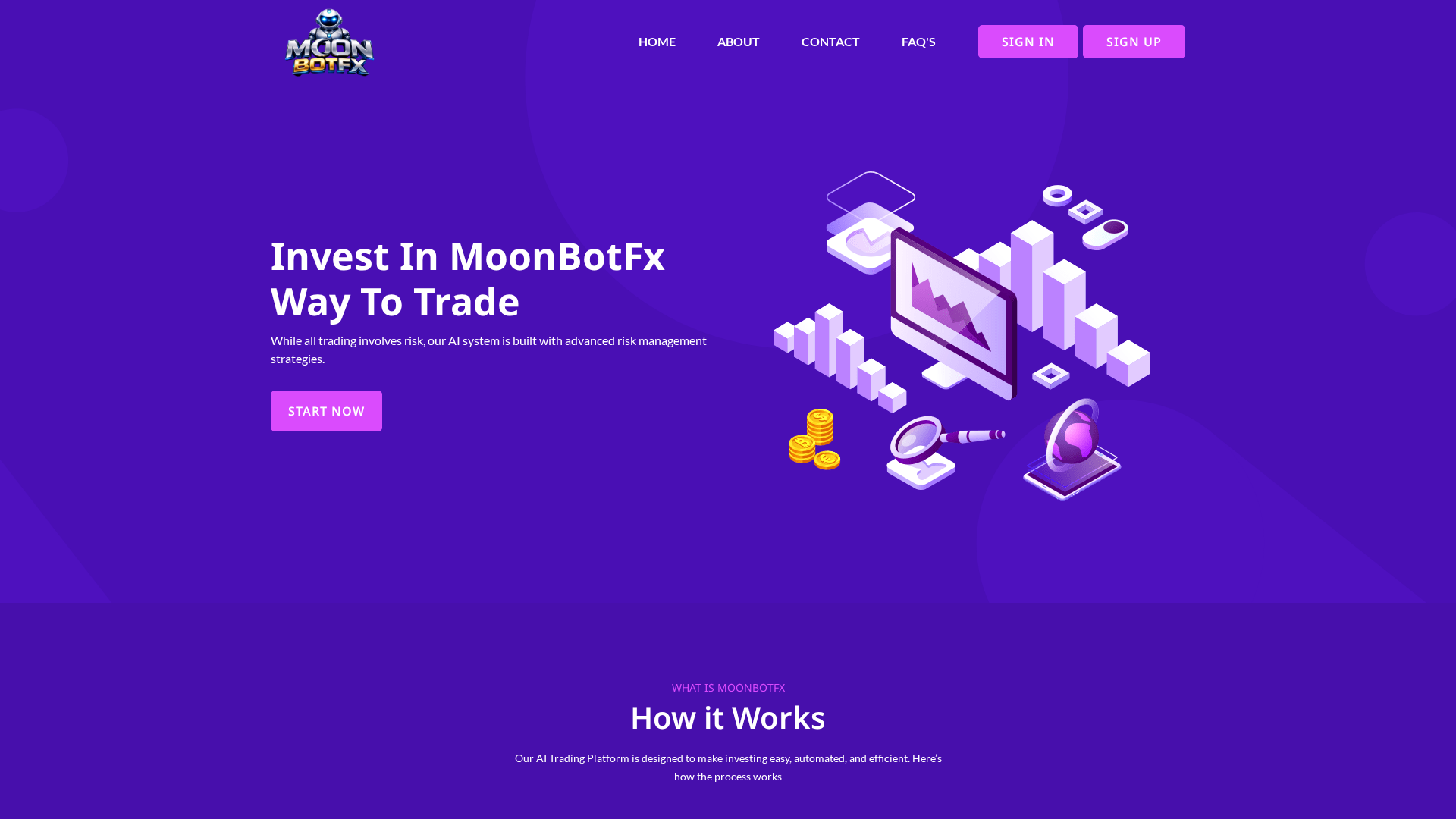 Screenshot of moonbotfx.com