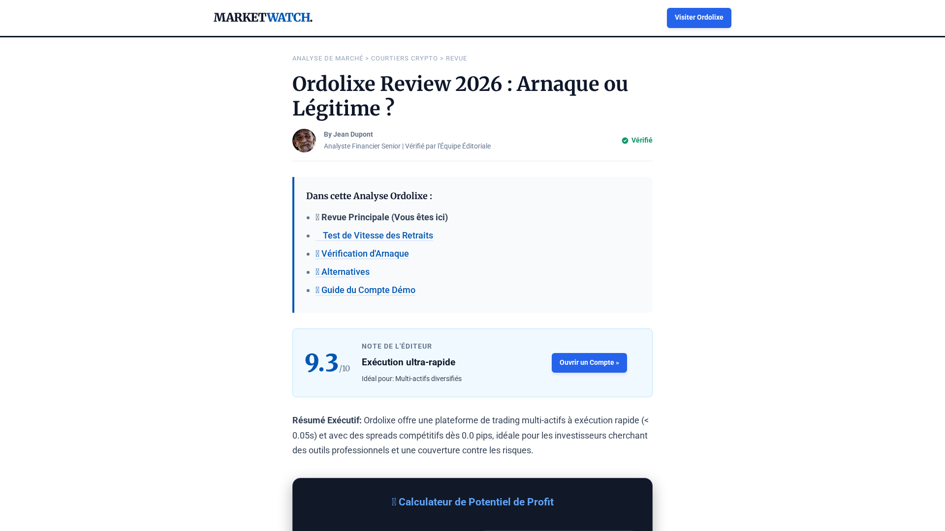 Screenshot of ordolixe-fr.com