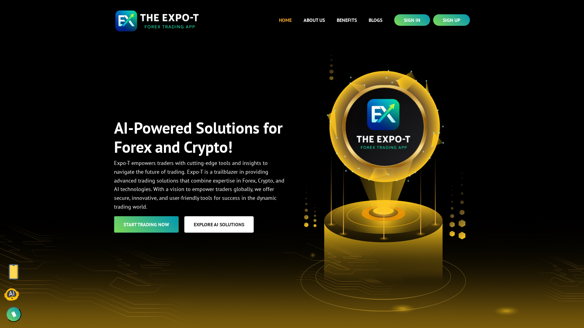 Screenshot of expo-t.live
