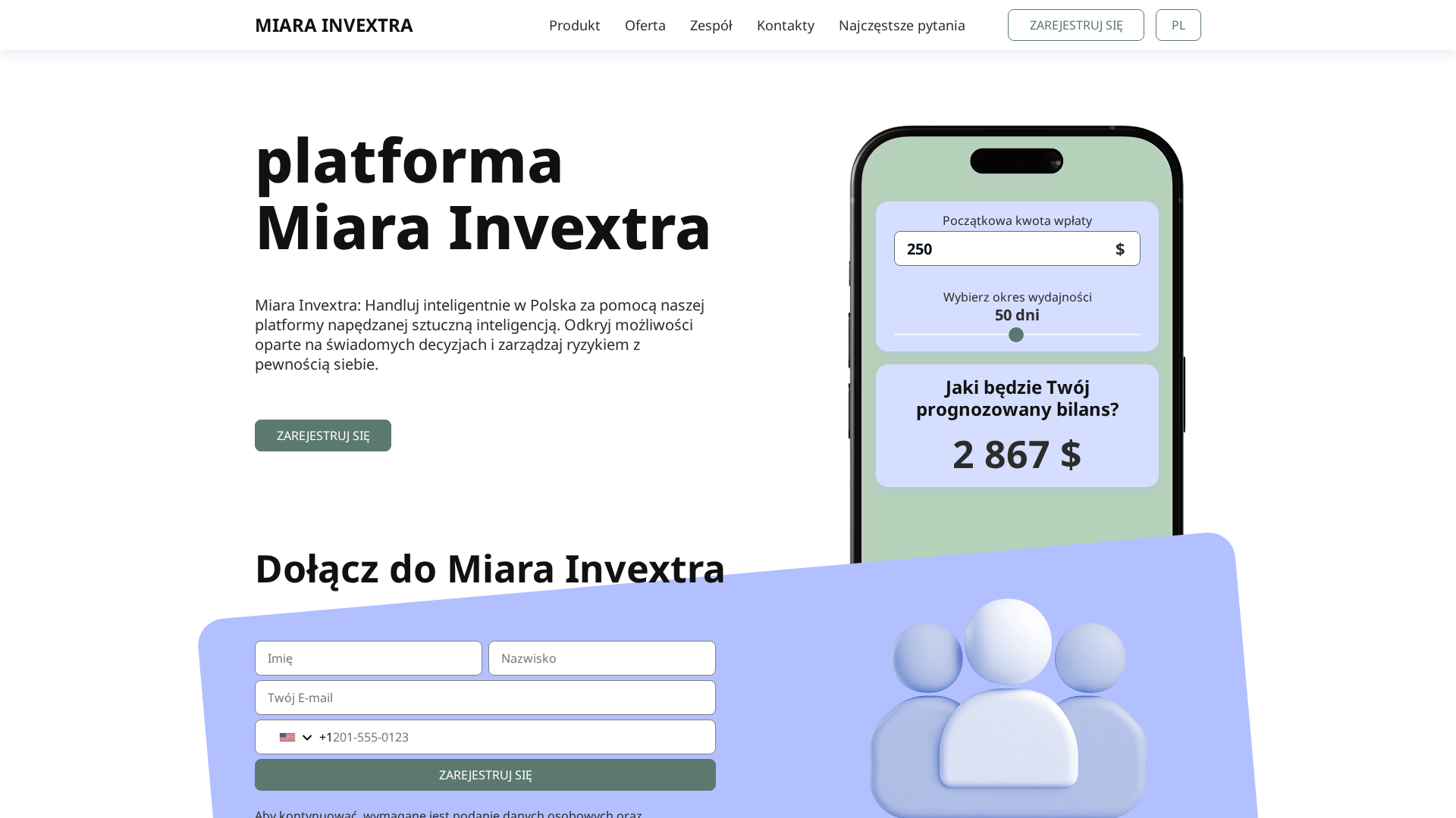 Screenshot of miara-invextra.com