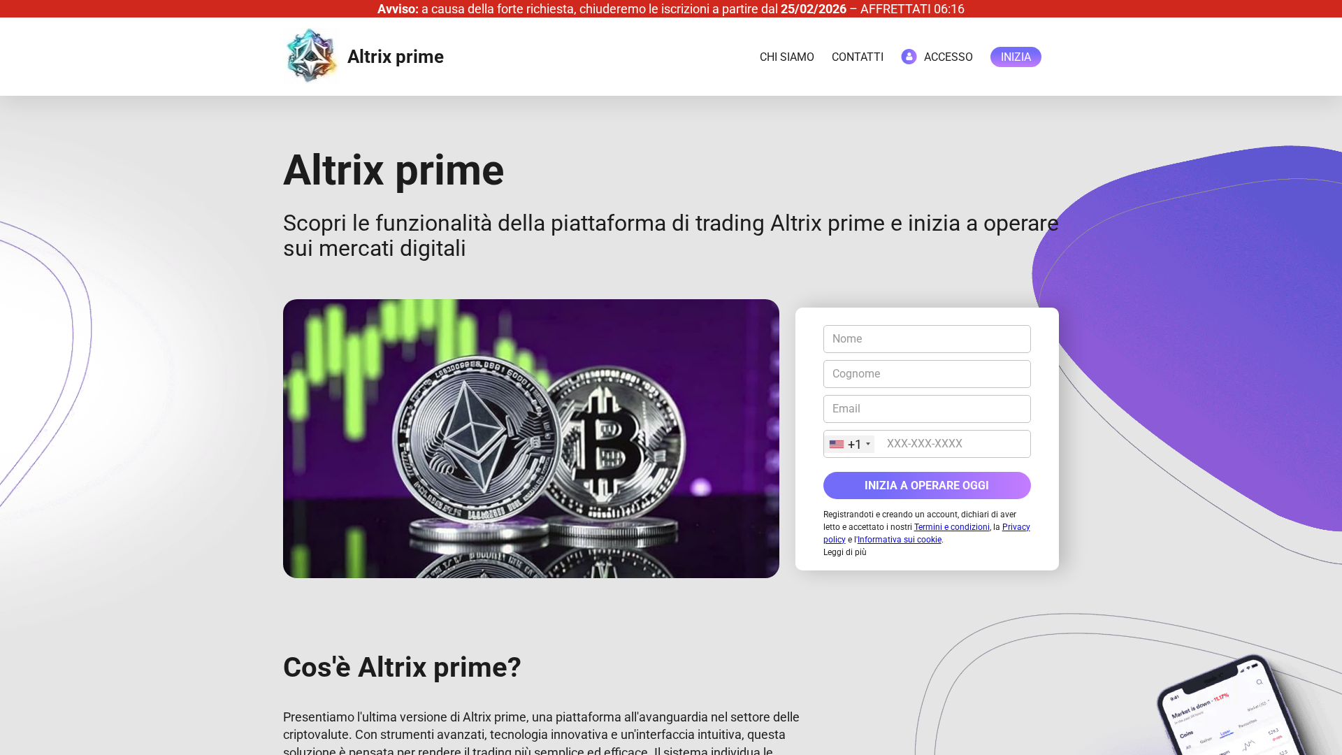 Screenshot of altrixprimeai.com