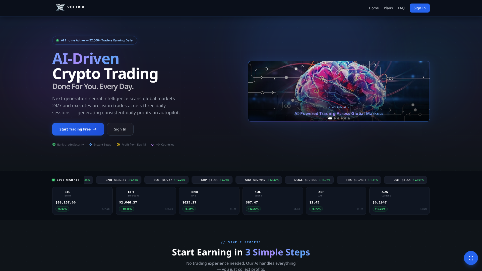 Screenshot of voltrixpro.vip