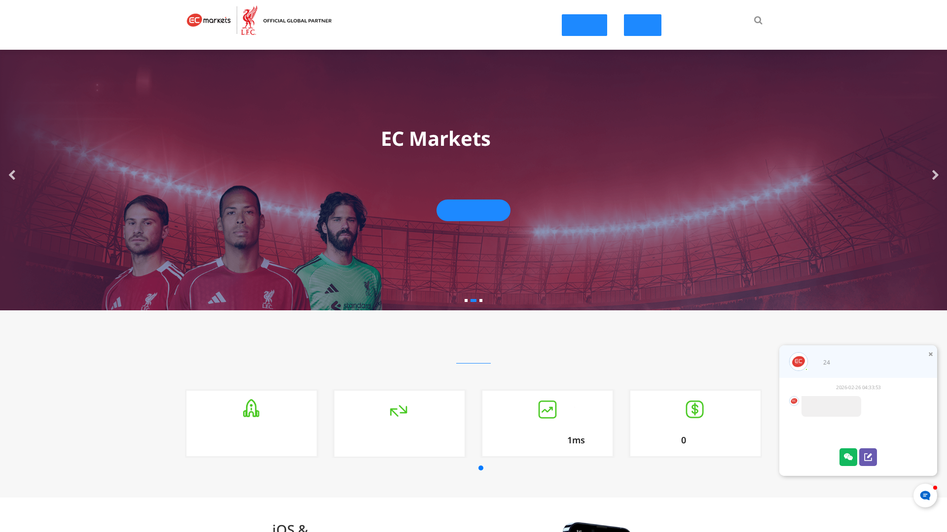 Screenshot of ecmarketts.com