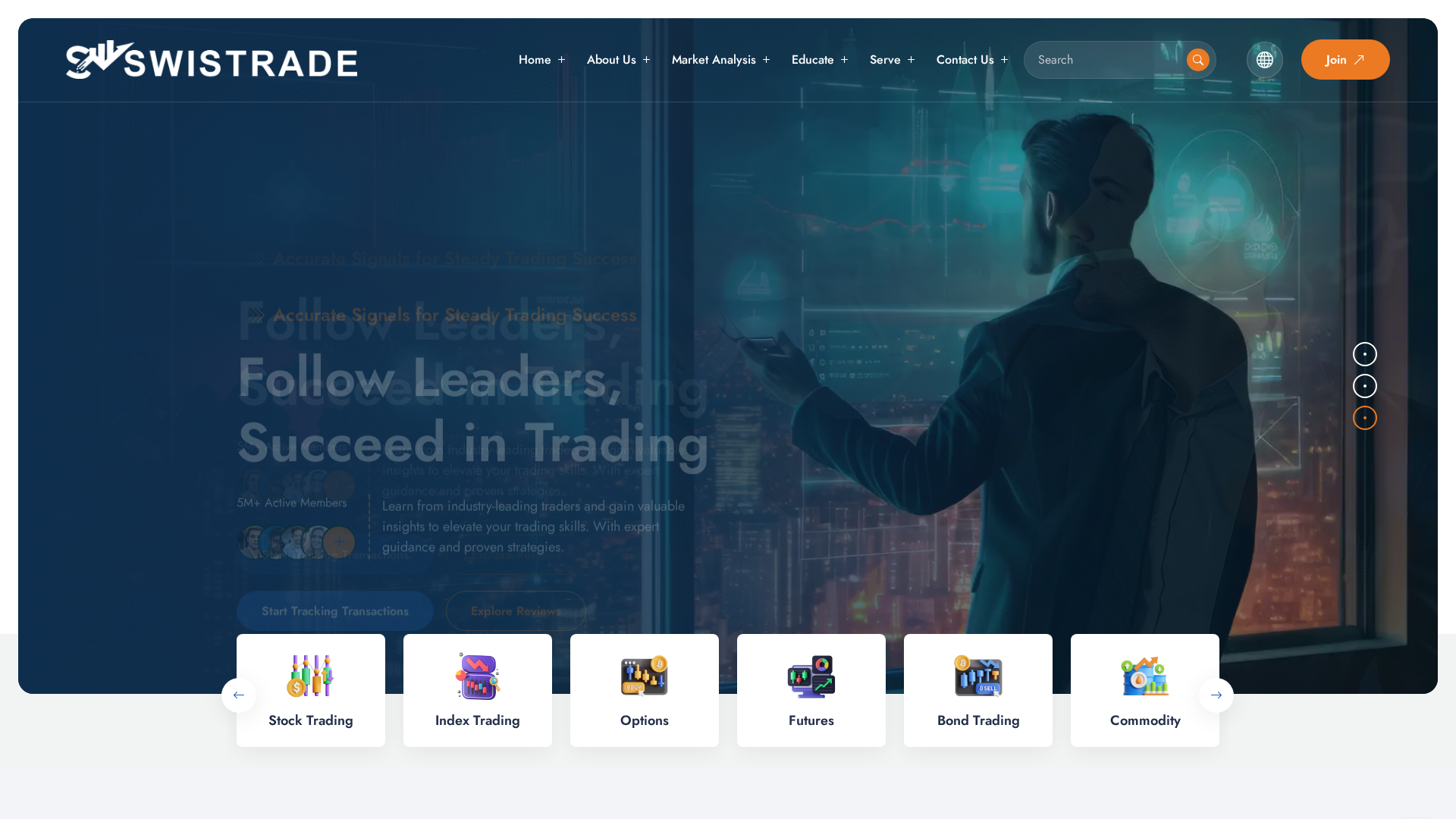 Screenshot of swistrade.info