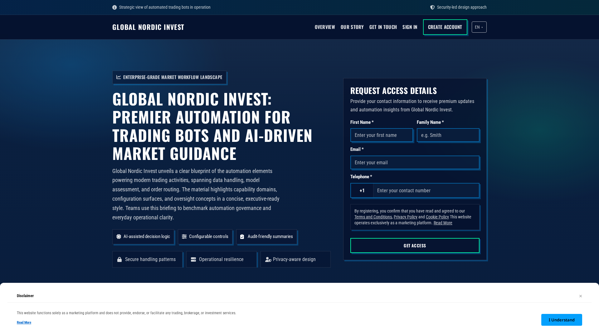 Screenshot of globalnordicinvest.sbs