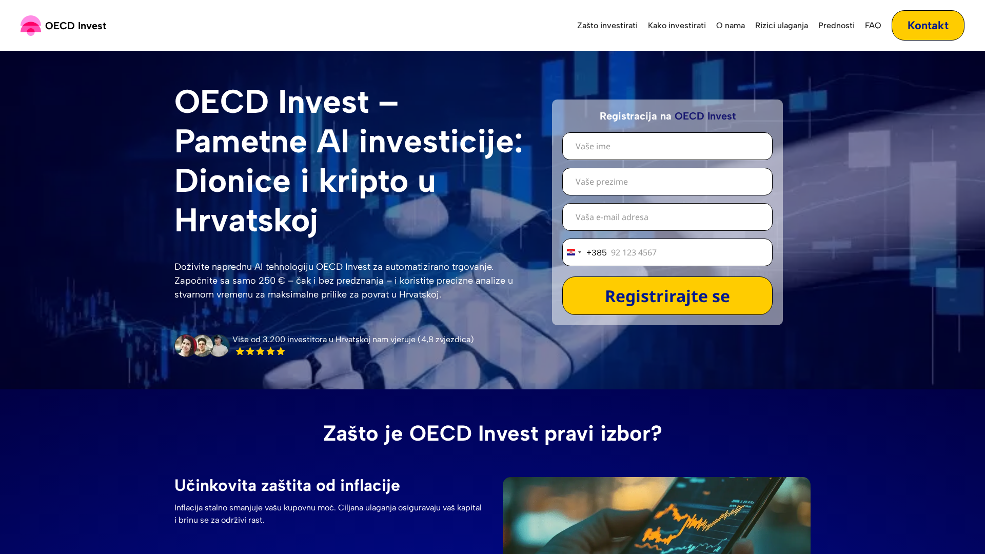 Screenshot of oecdinvest.com