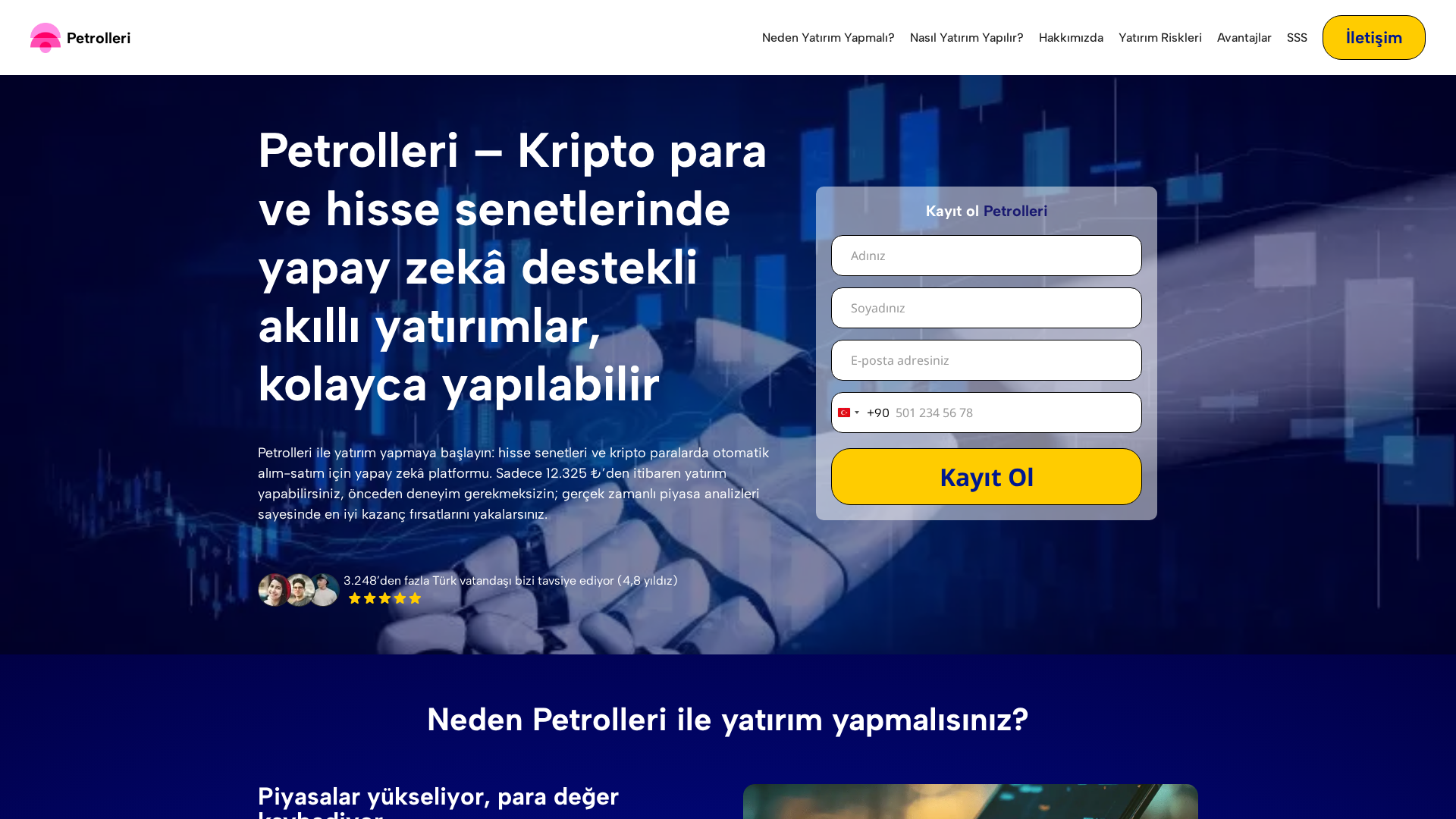 Screenshot of petrolleri-ai.com