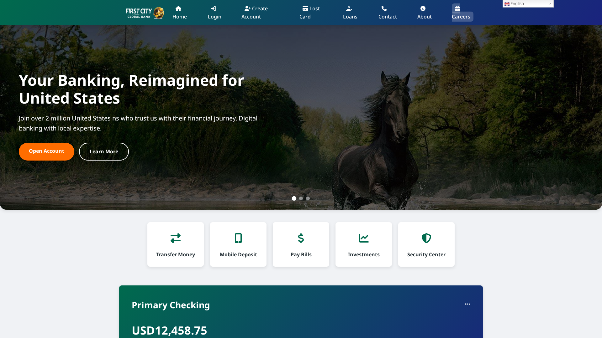 Screenshot of firstcityglobal.com