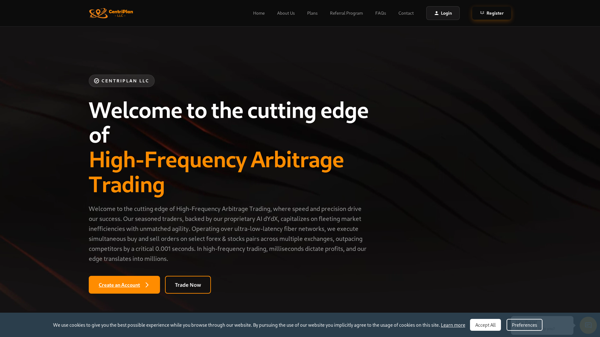 Screenshot of centriplanllc.com