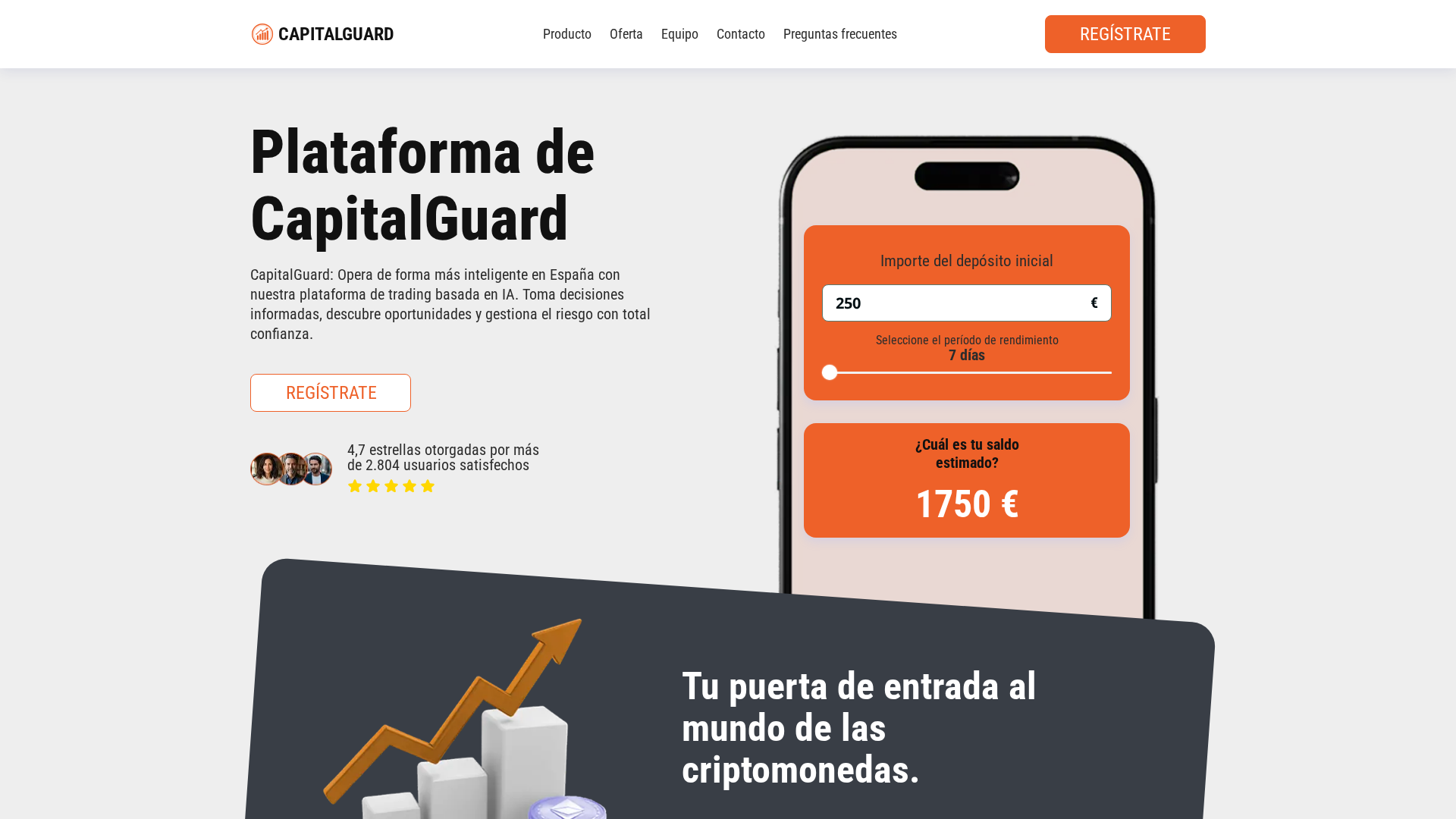 Screenshot of capital-guard.es