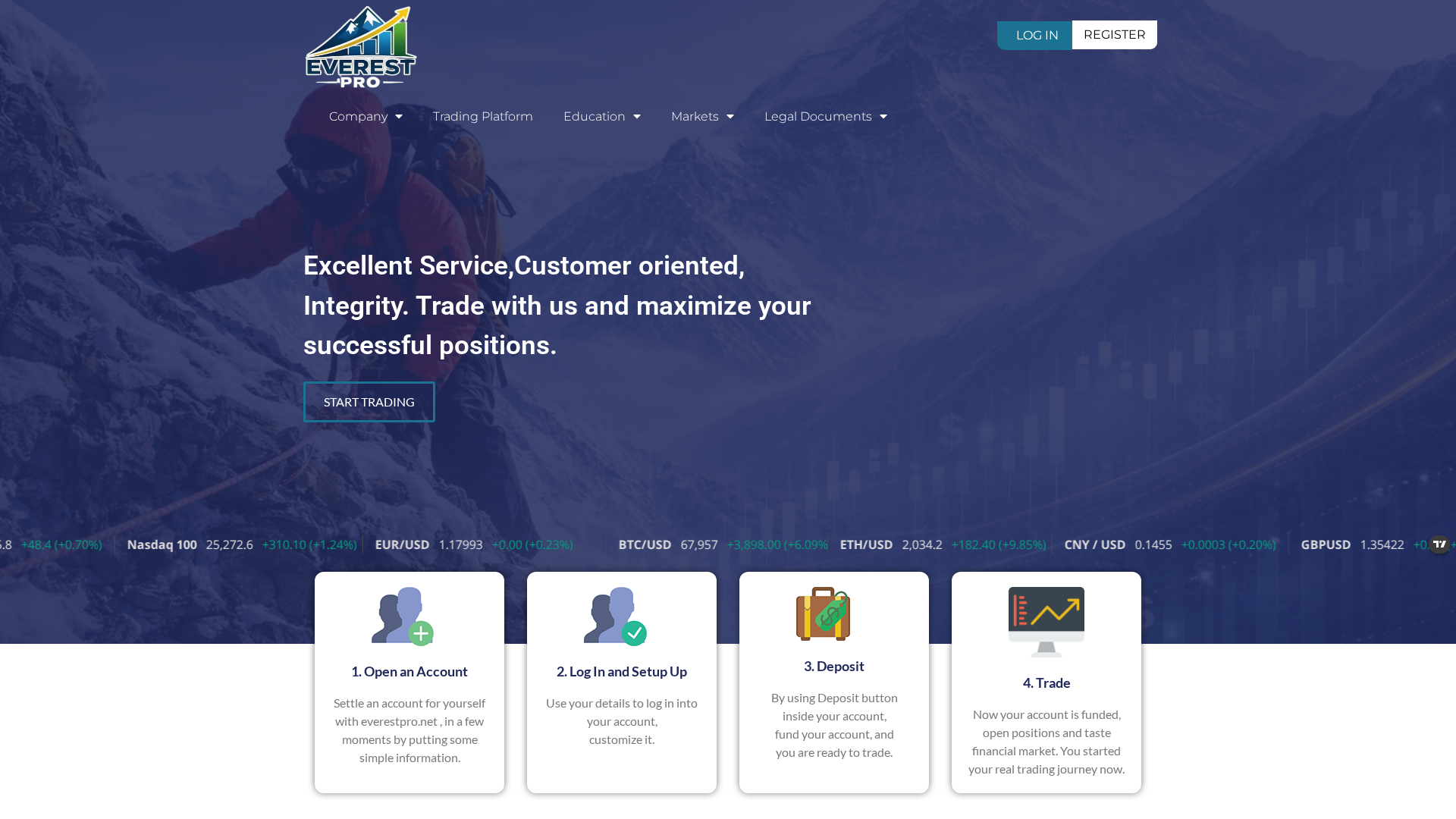 Screenshot of everestpro.net