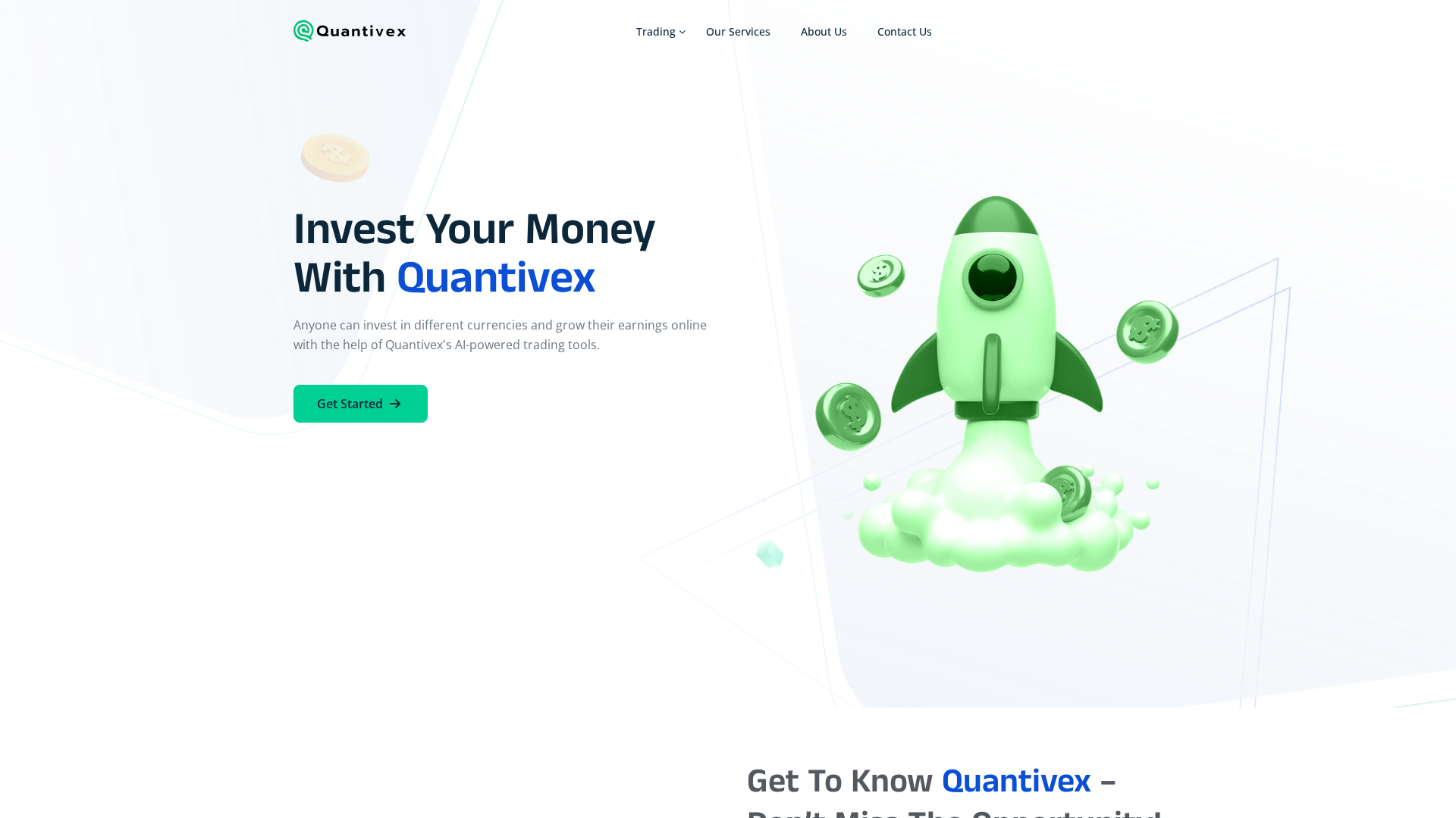 Screenshot of quantivex.cc