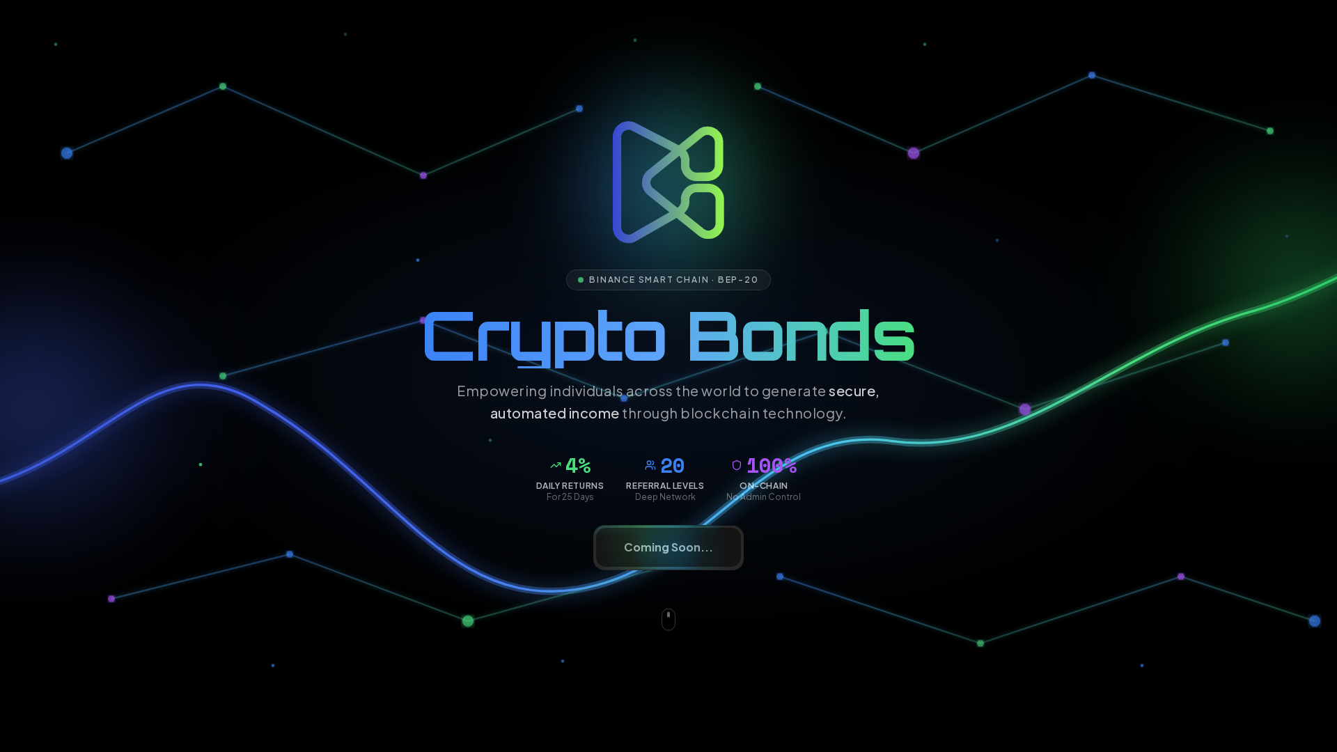 Screenshot of cryptobonds.live