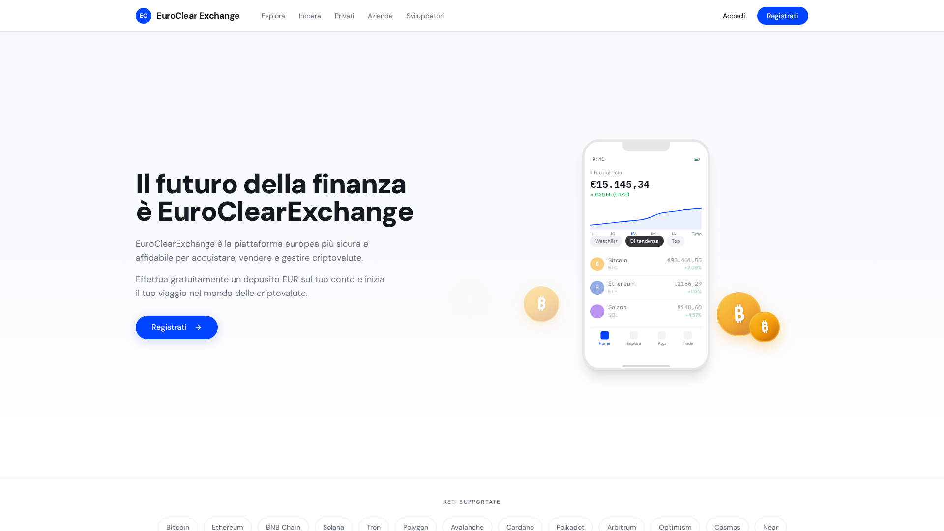Screenshot of euroclearexchange.com
