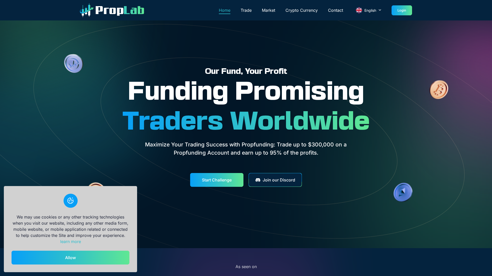 Screenshot of proplabs.online