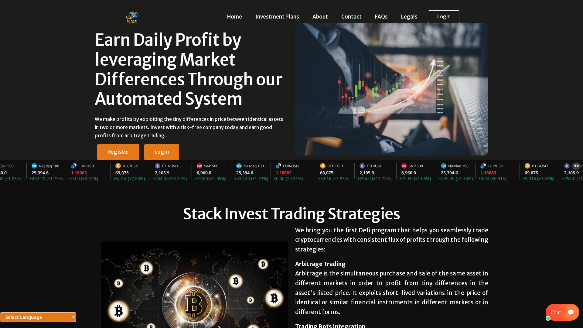 Screenshot of stacksinvest.com