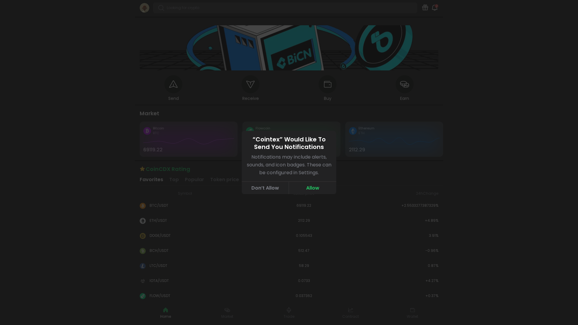 Screenshot of coincdx.online