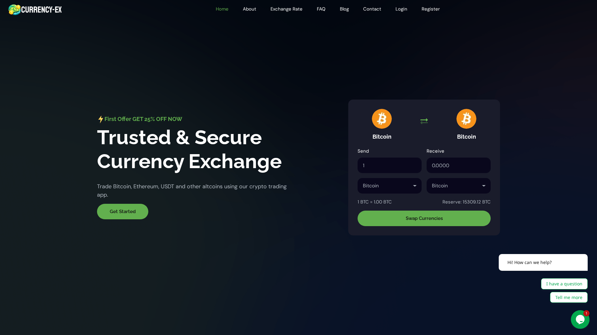 Screenshot of currency-ex.de