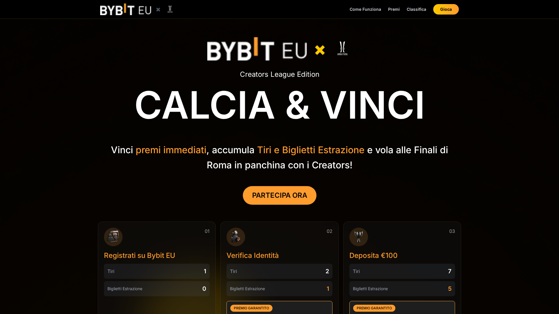 Screenshot of calciaconbybit.com
