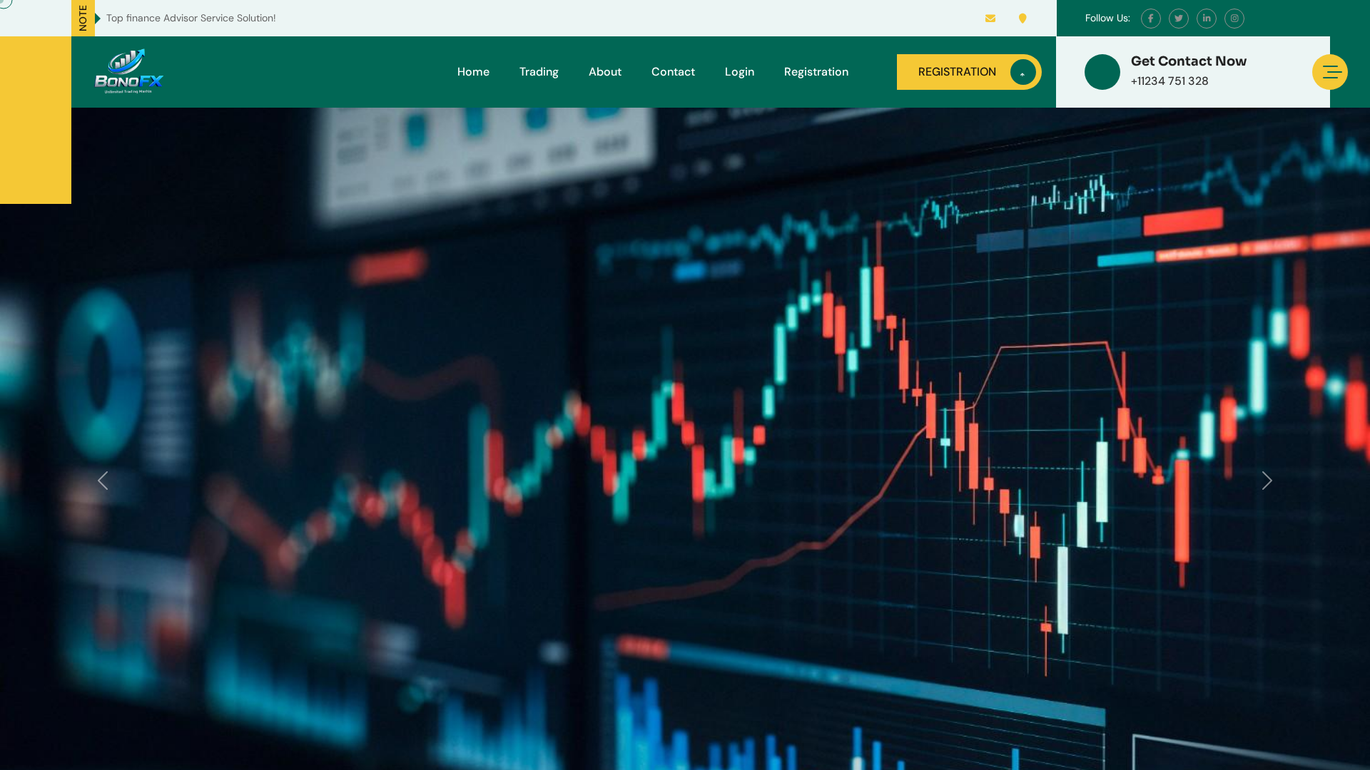 Screenshot of bonofx.com