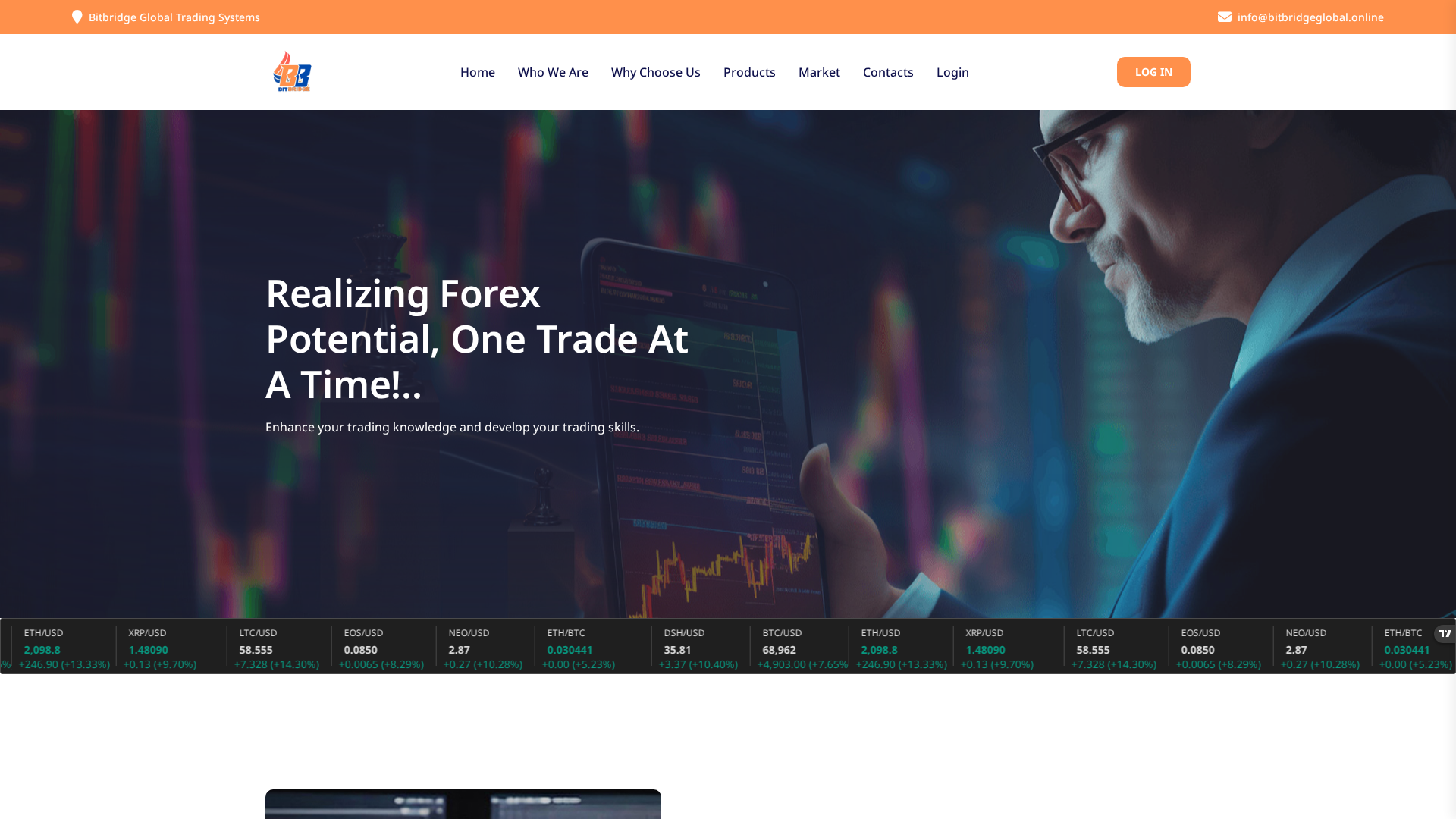 Screenshot of bitbridgeglobal.online