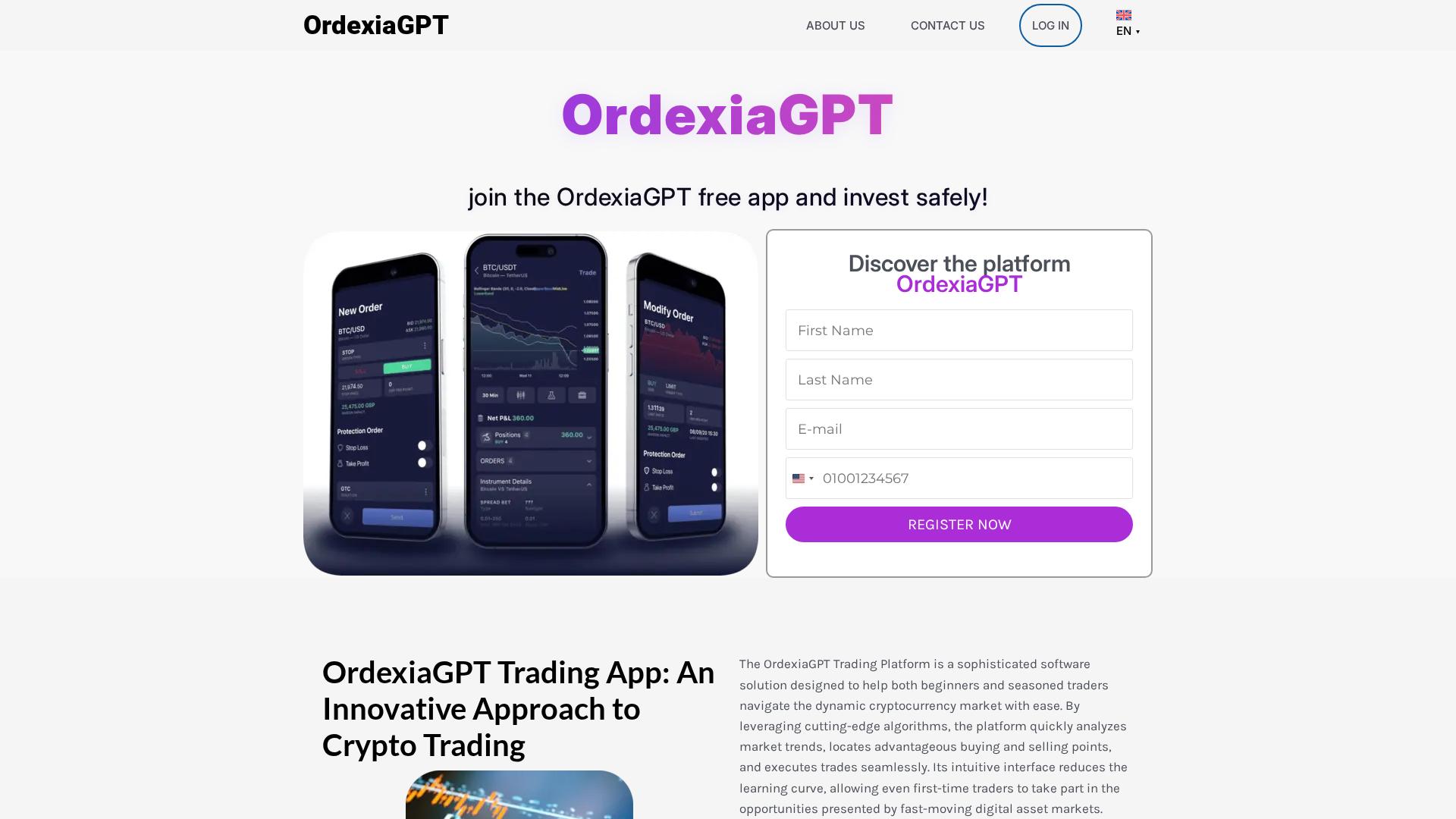 Screenshot of ordexiagpt.net