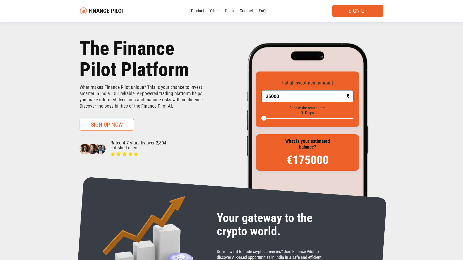 Screenshot of financepilot-ai.net