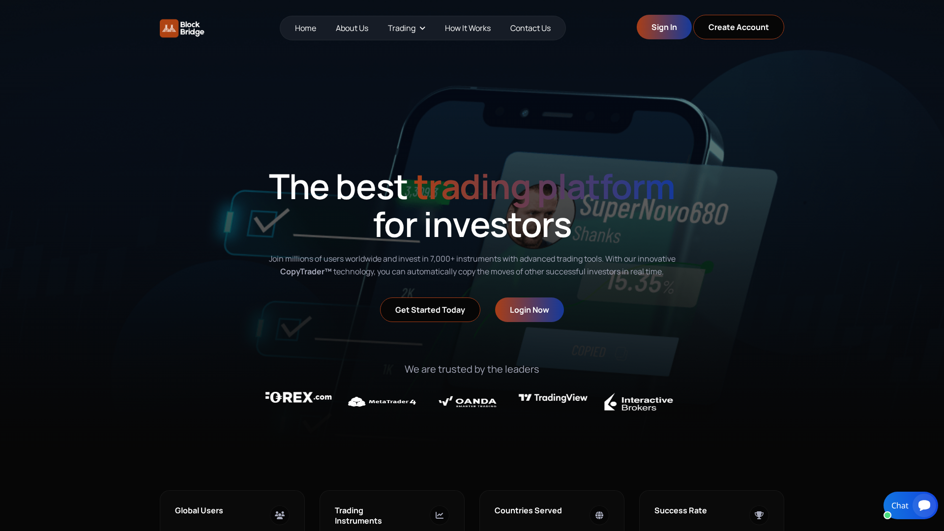 Screenshot of blockbridgeassets.io