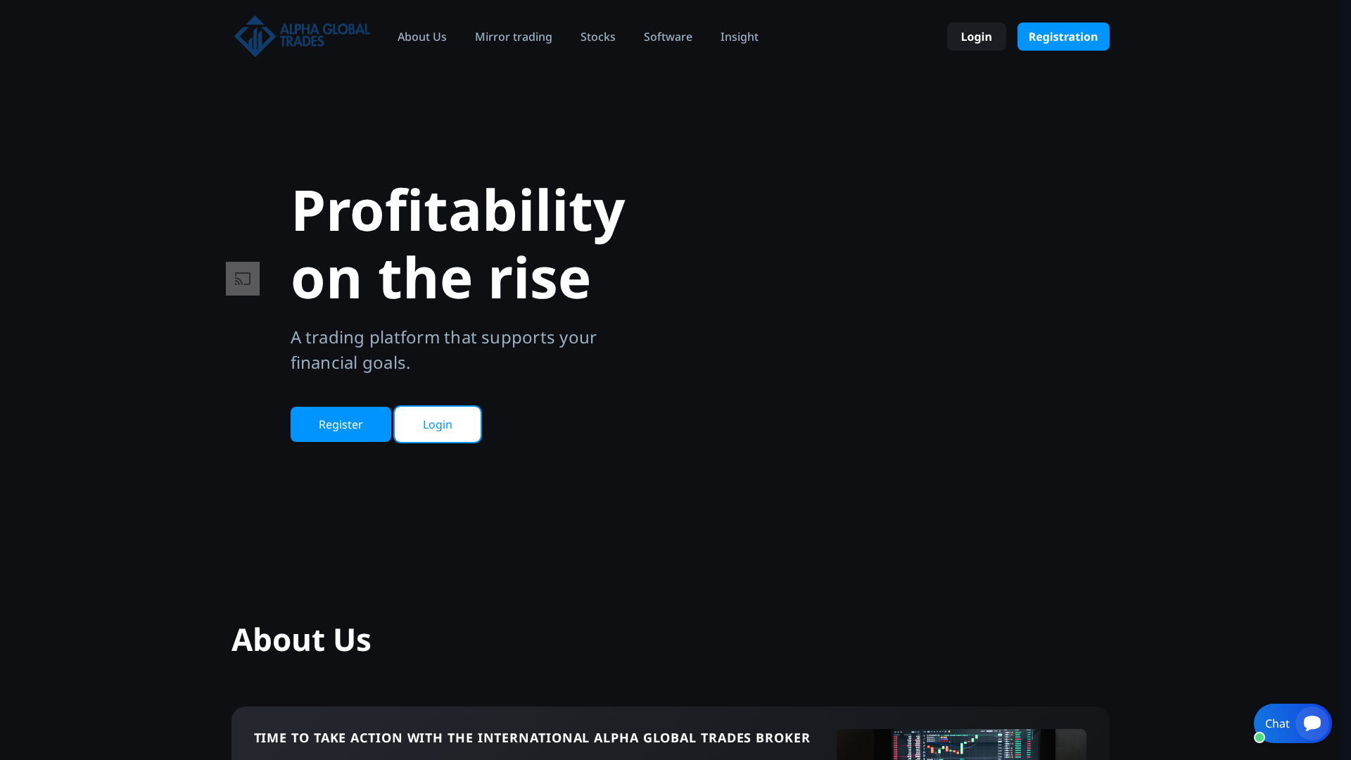 Screenshot of alphaglobaltrades.org