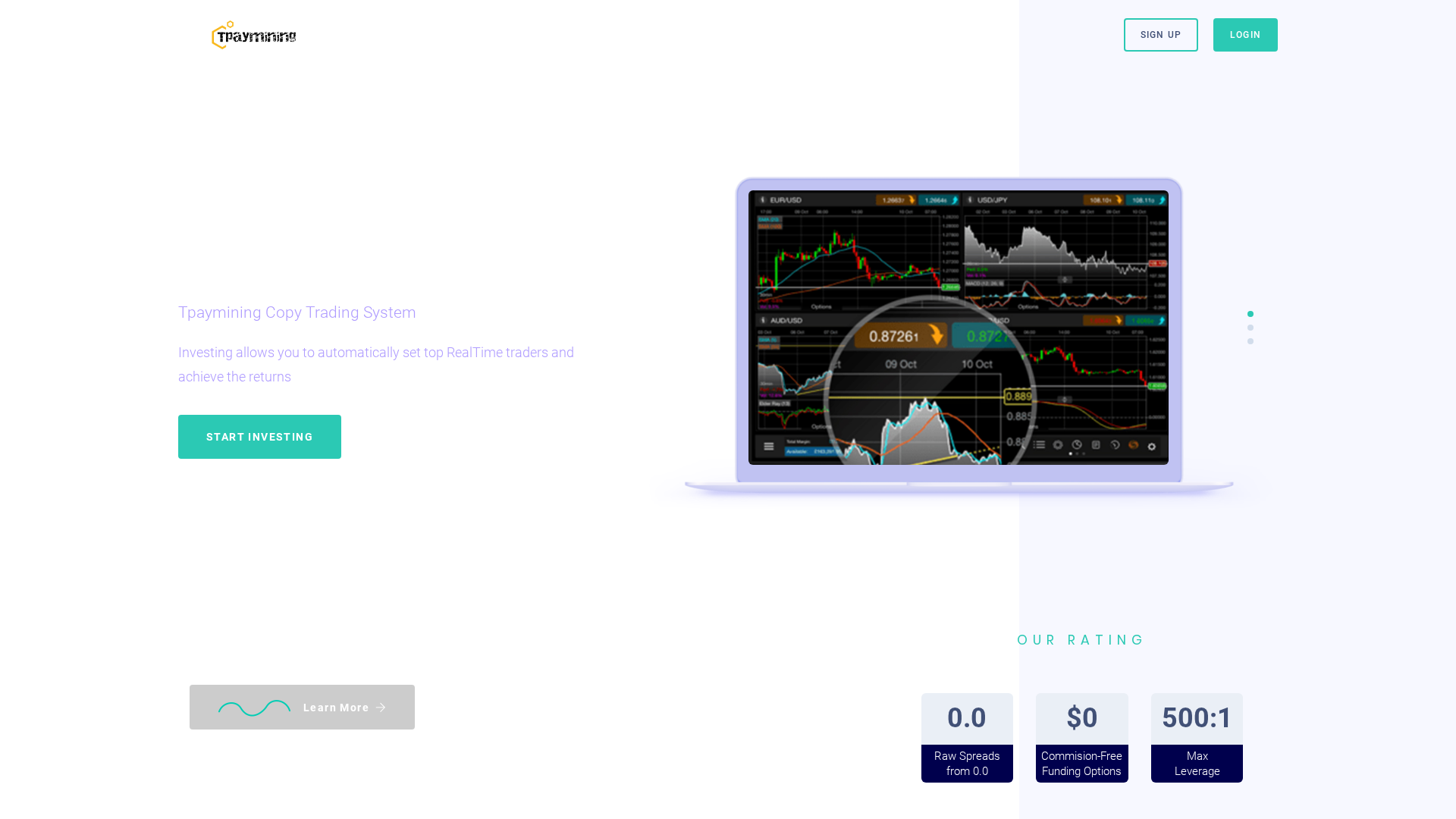 Screenshot of tpaymining.com