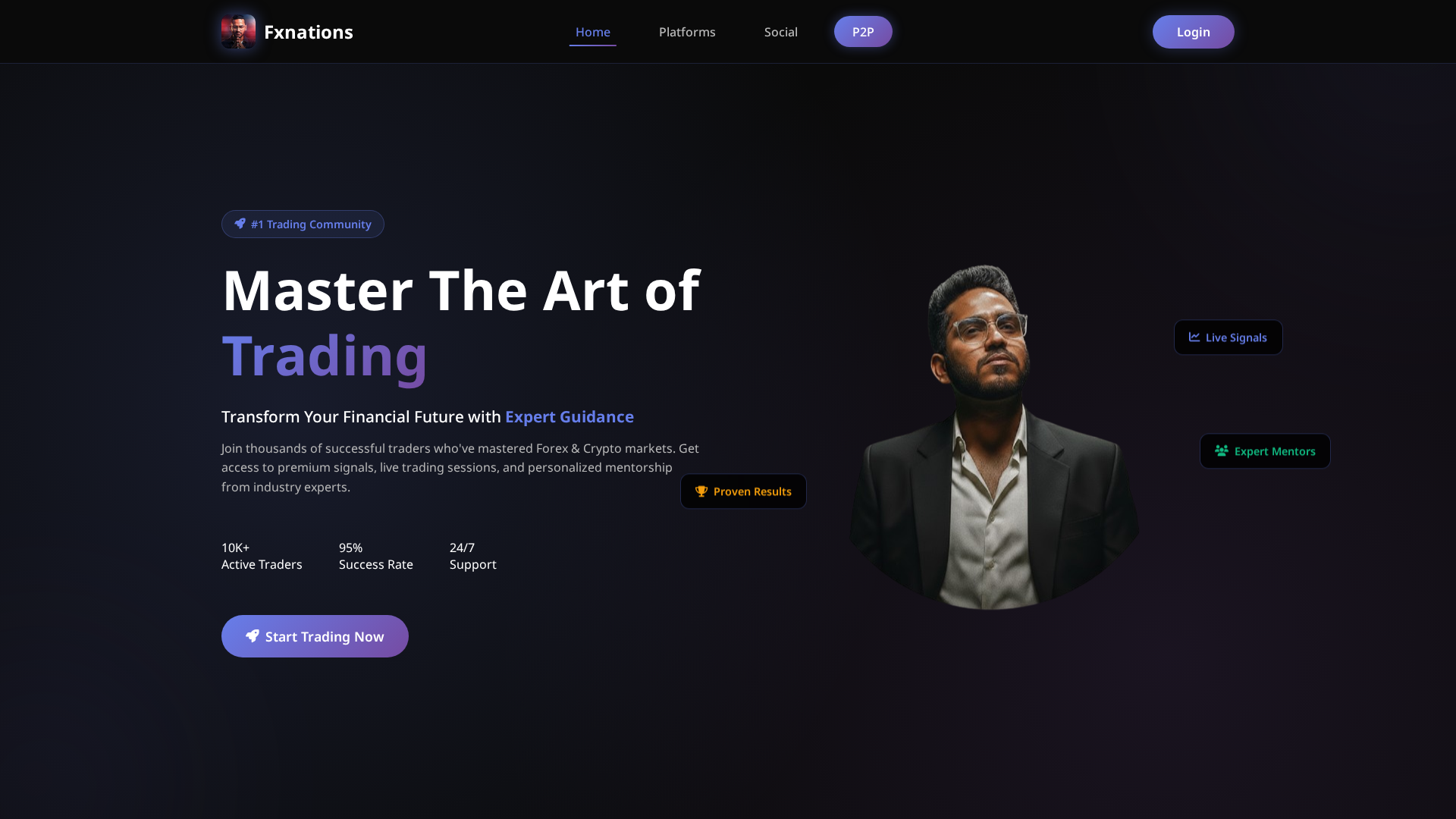 Screenshot of fxnations.in