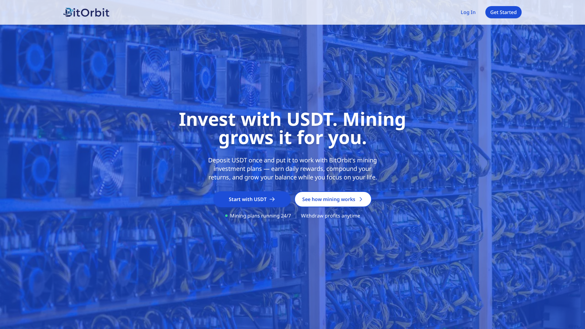Screenshot of bitorbit.finance