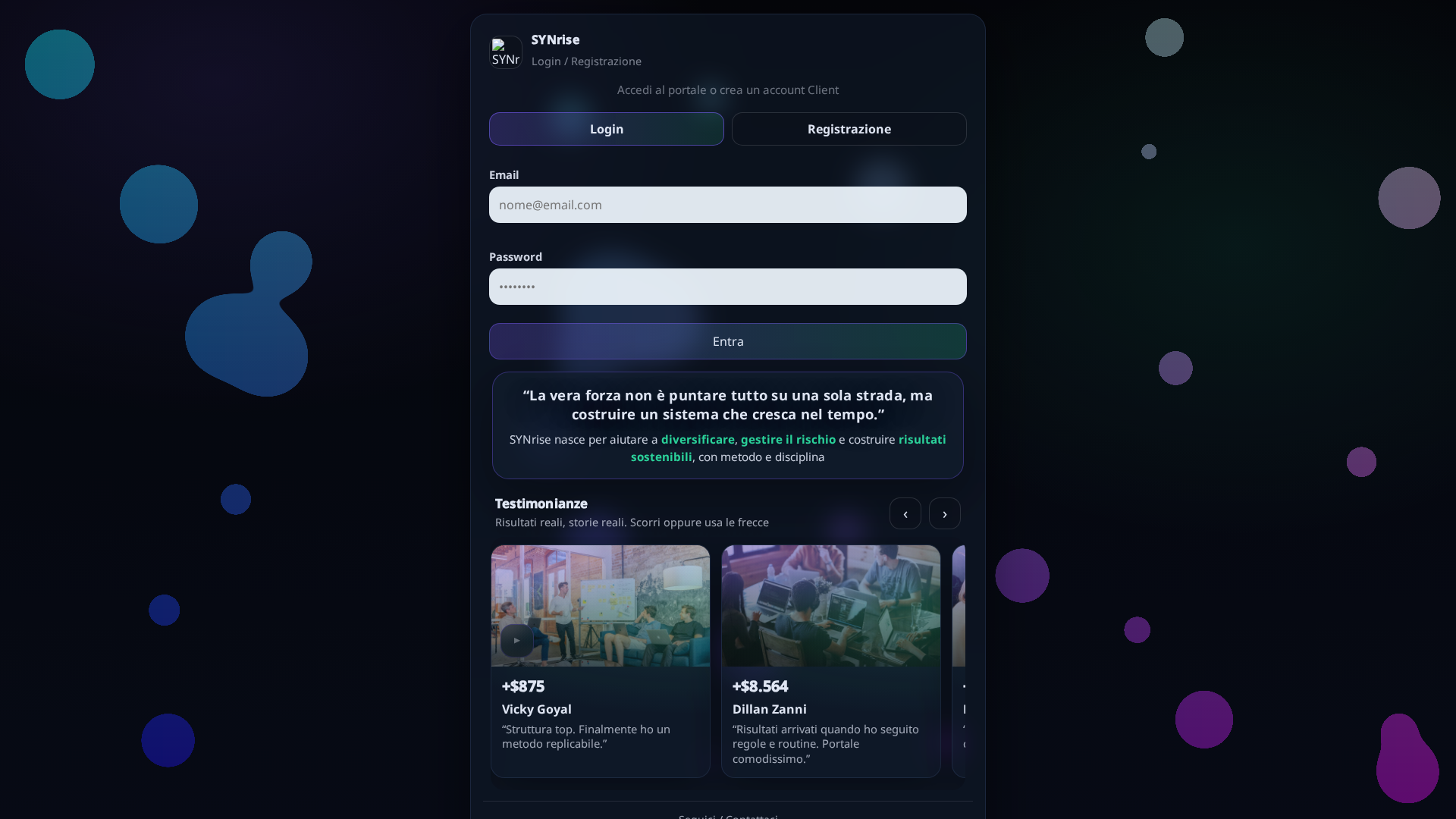 Screenshot of synrise.pro