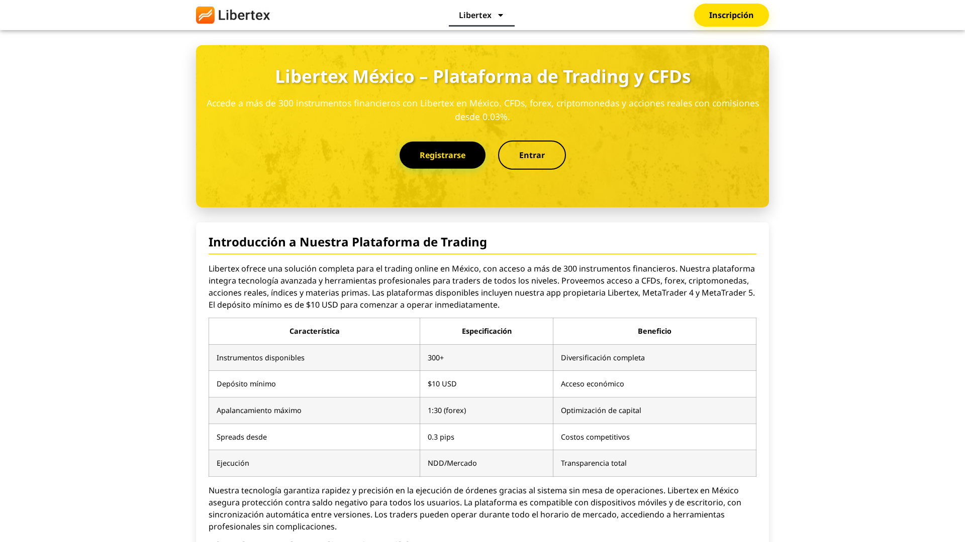 Screenshot of libtrade-mexico.com