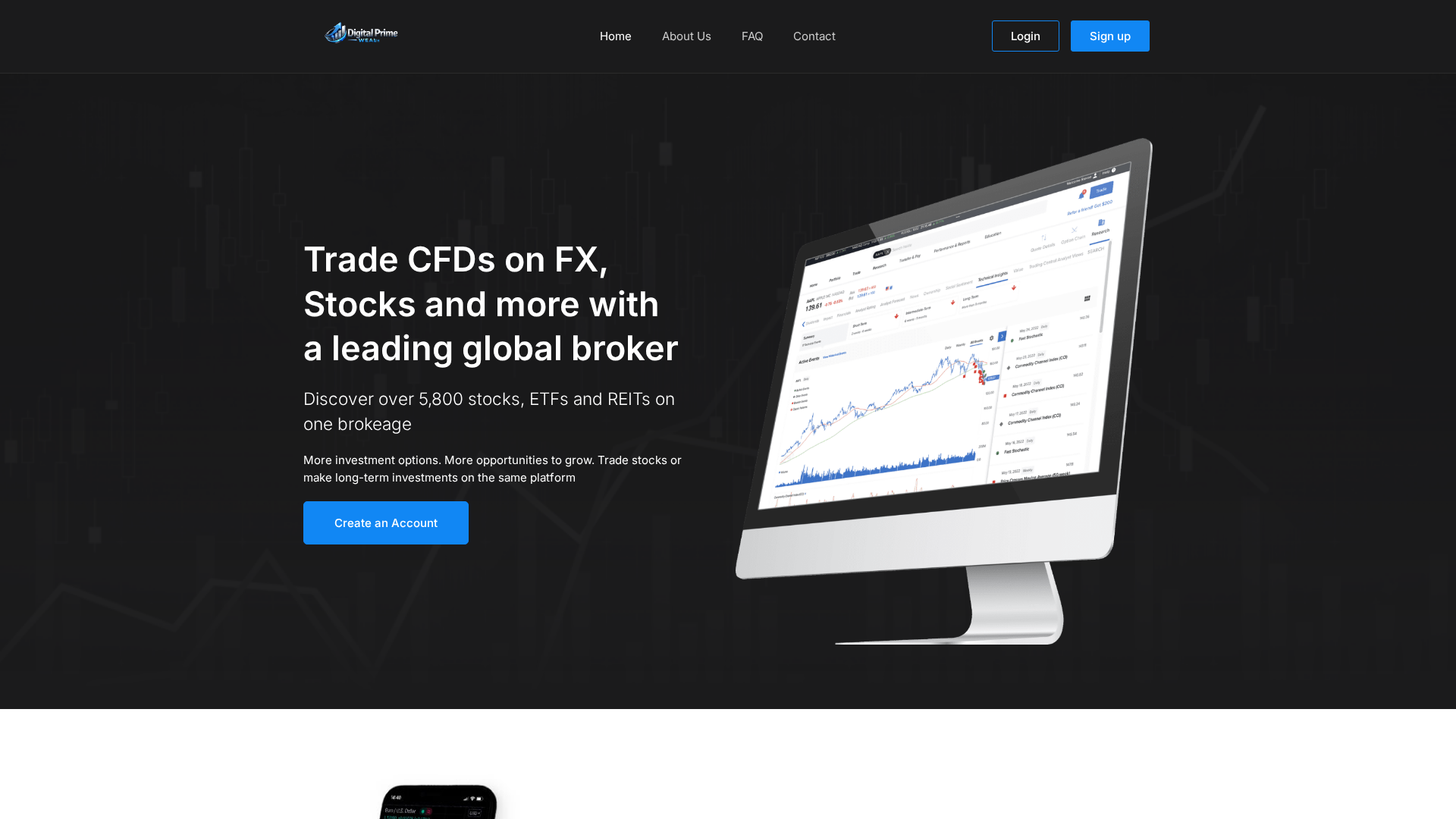 Screenshot of digitalprimewealth.top