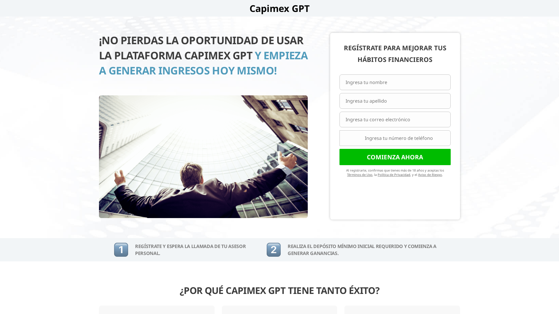 Screenshot of capimex-gpt.com