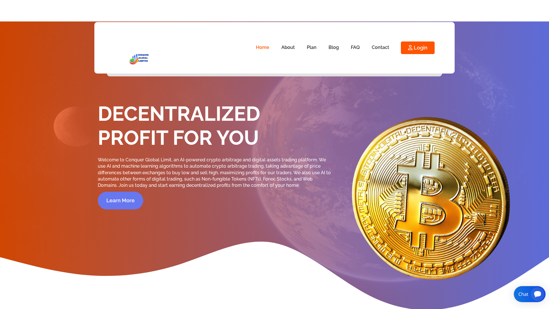 Screenshot of conqgloballtdhub.com