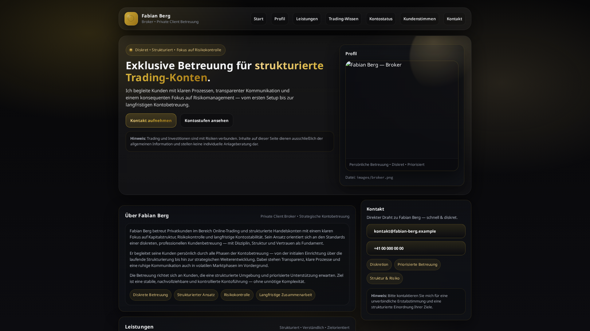 Screenshot of finanz-beratung.ai