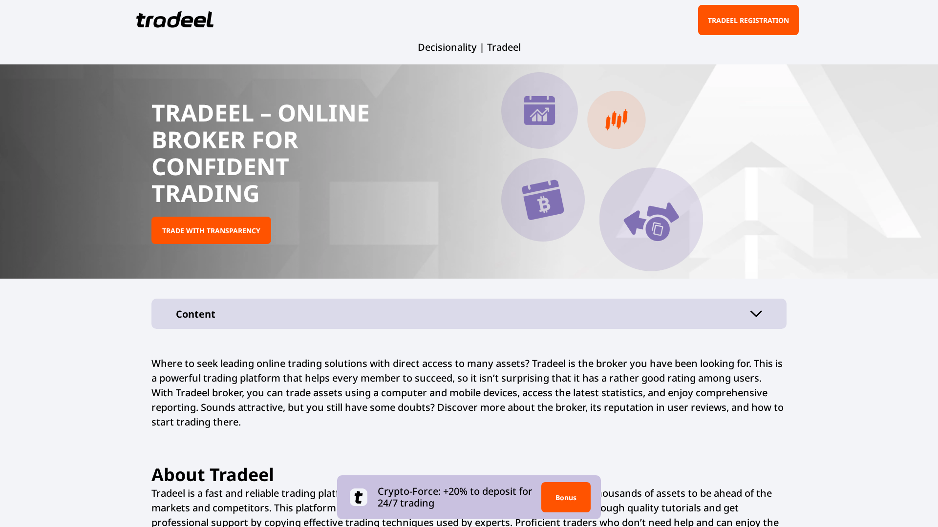 Screenshot of tradeel.reviews