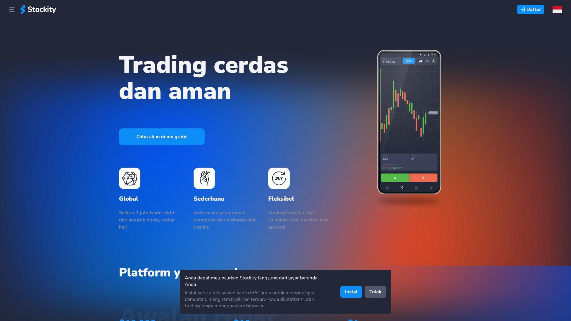 Screenshot of stockity-s.com