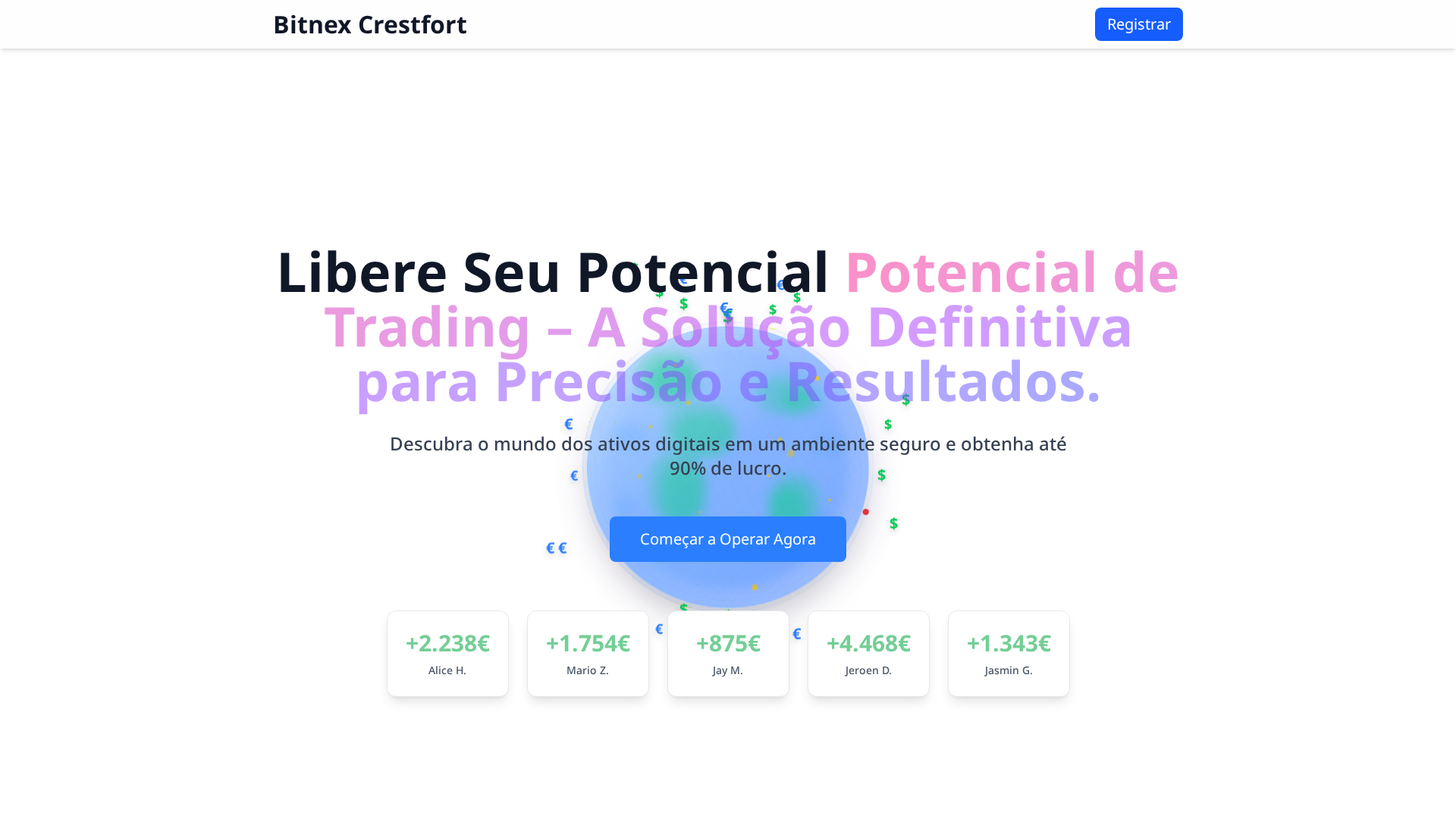 Screenshot of bitnex-crestfort-official.com