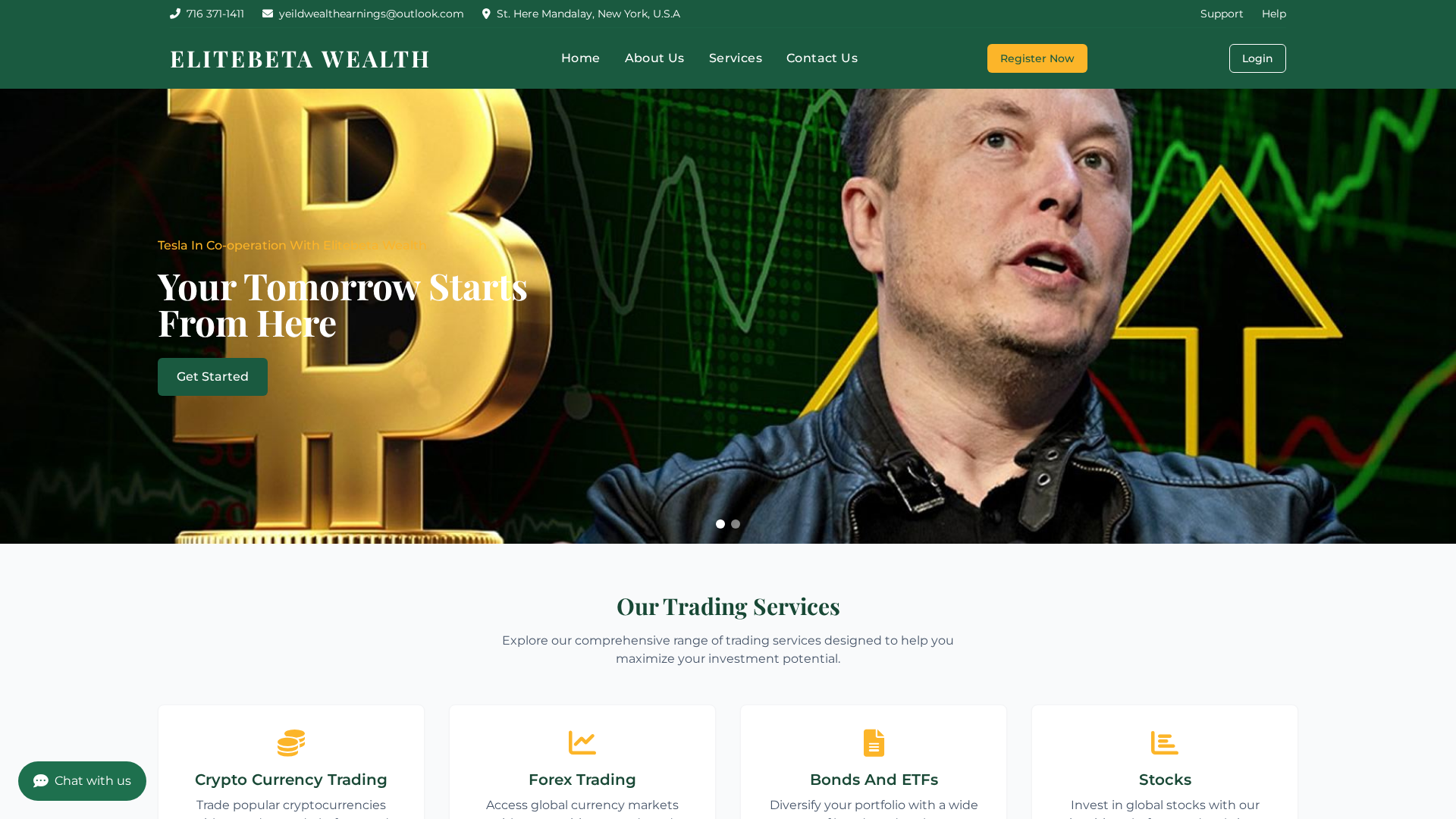 Screenshot of yieldwealthearnings.com