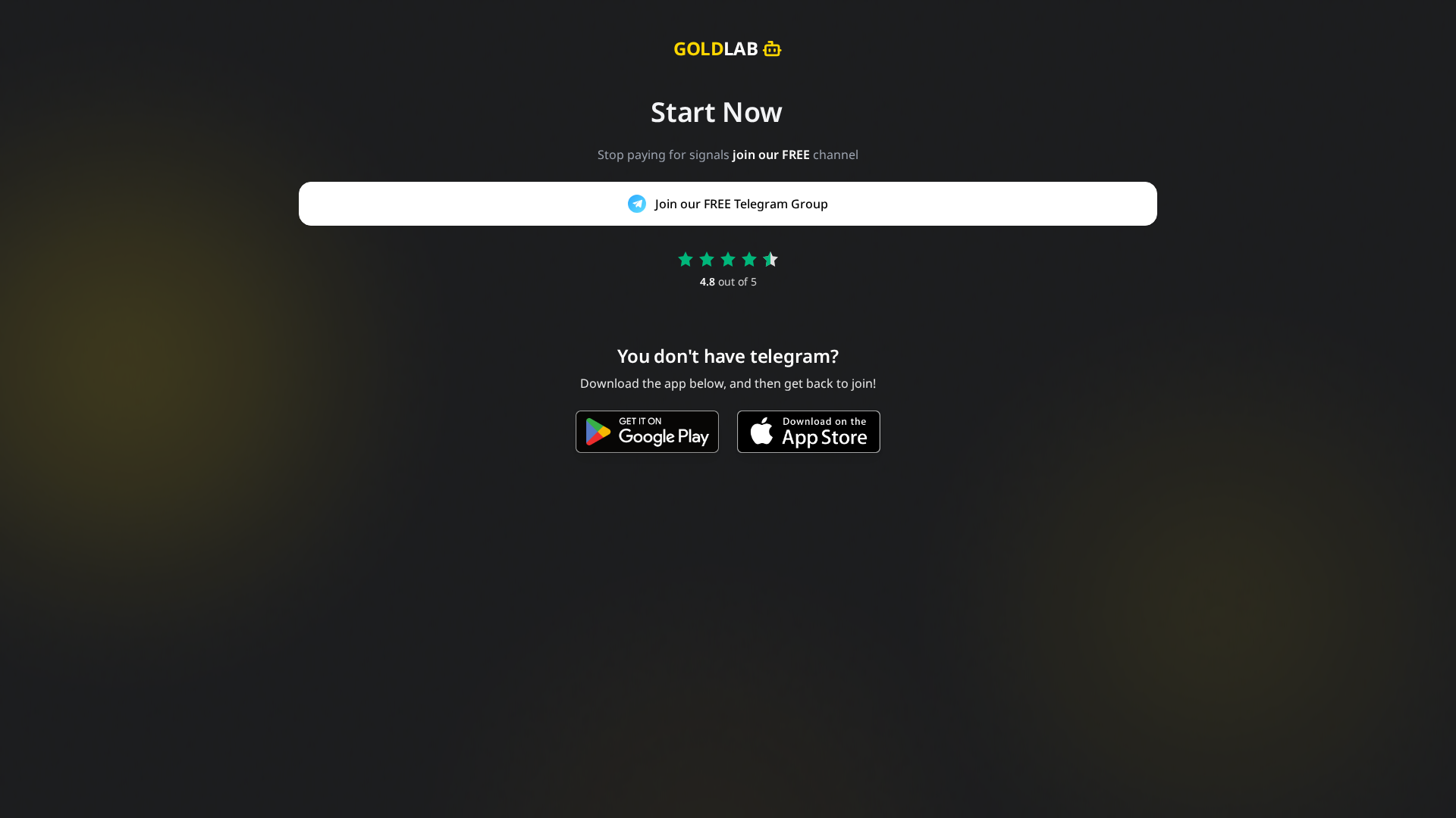 Screenshot of gold-lab-ai.com