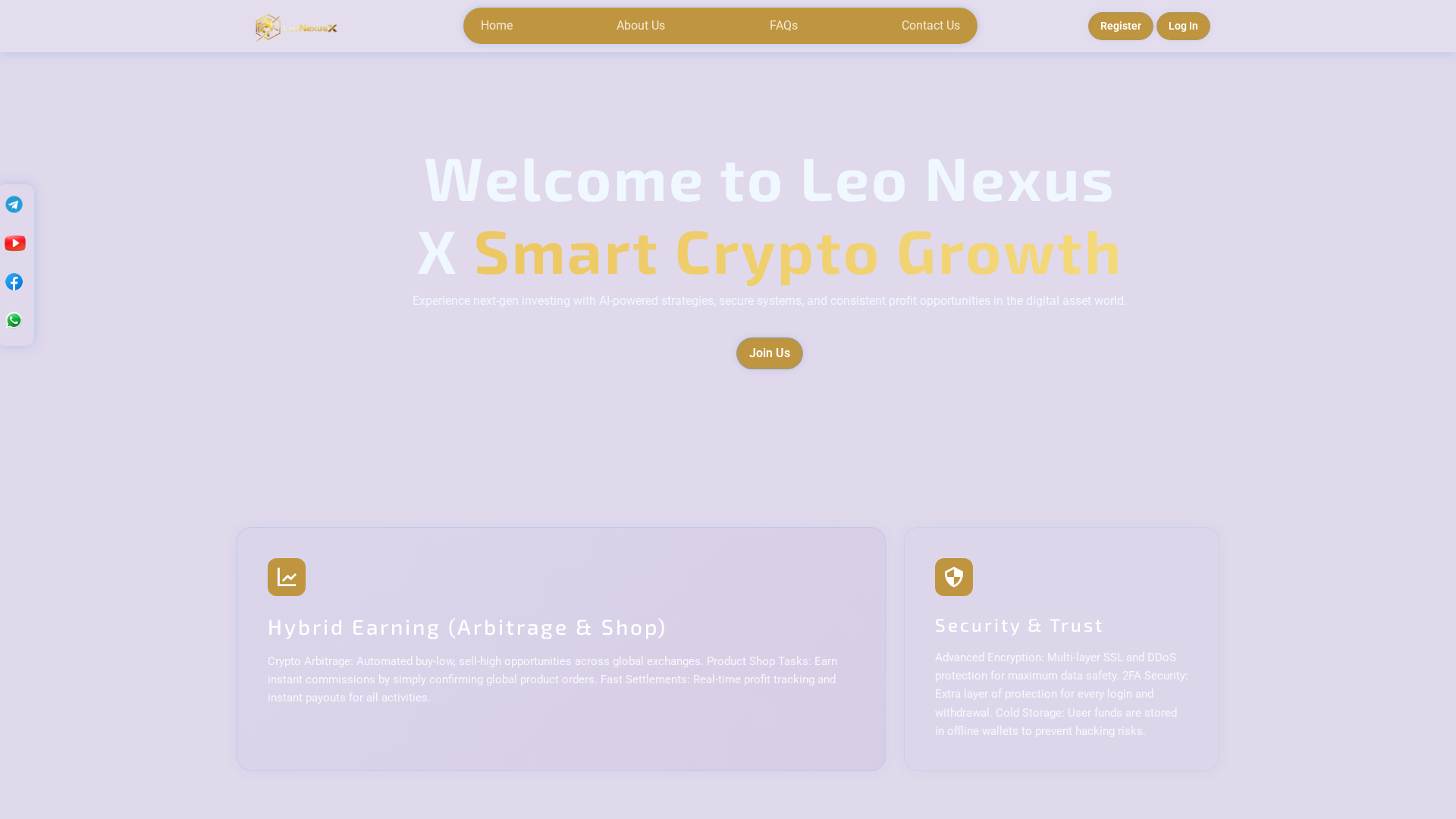 Screenshot of leonexusx.net