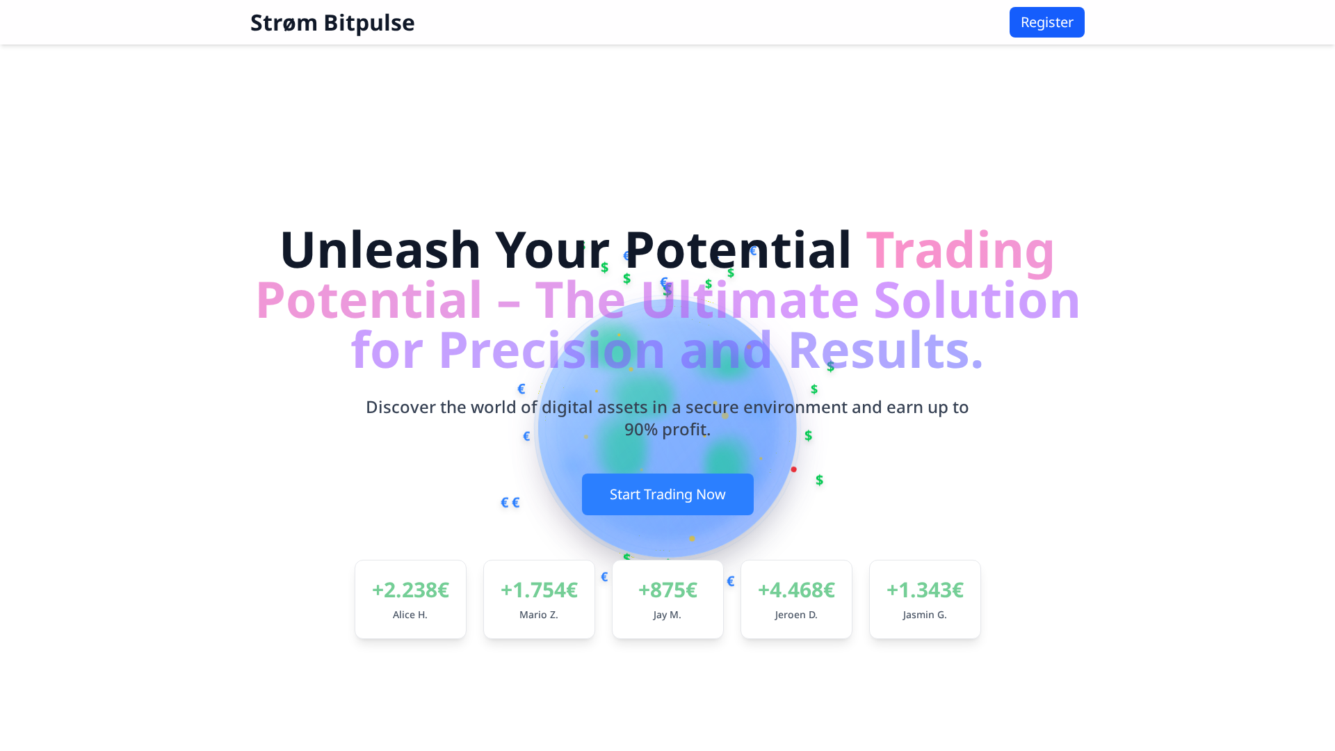 Screenshot of strombitpulse.org