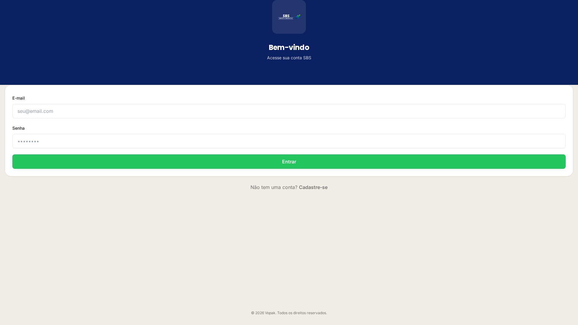 Screenshot of investimento.sbs