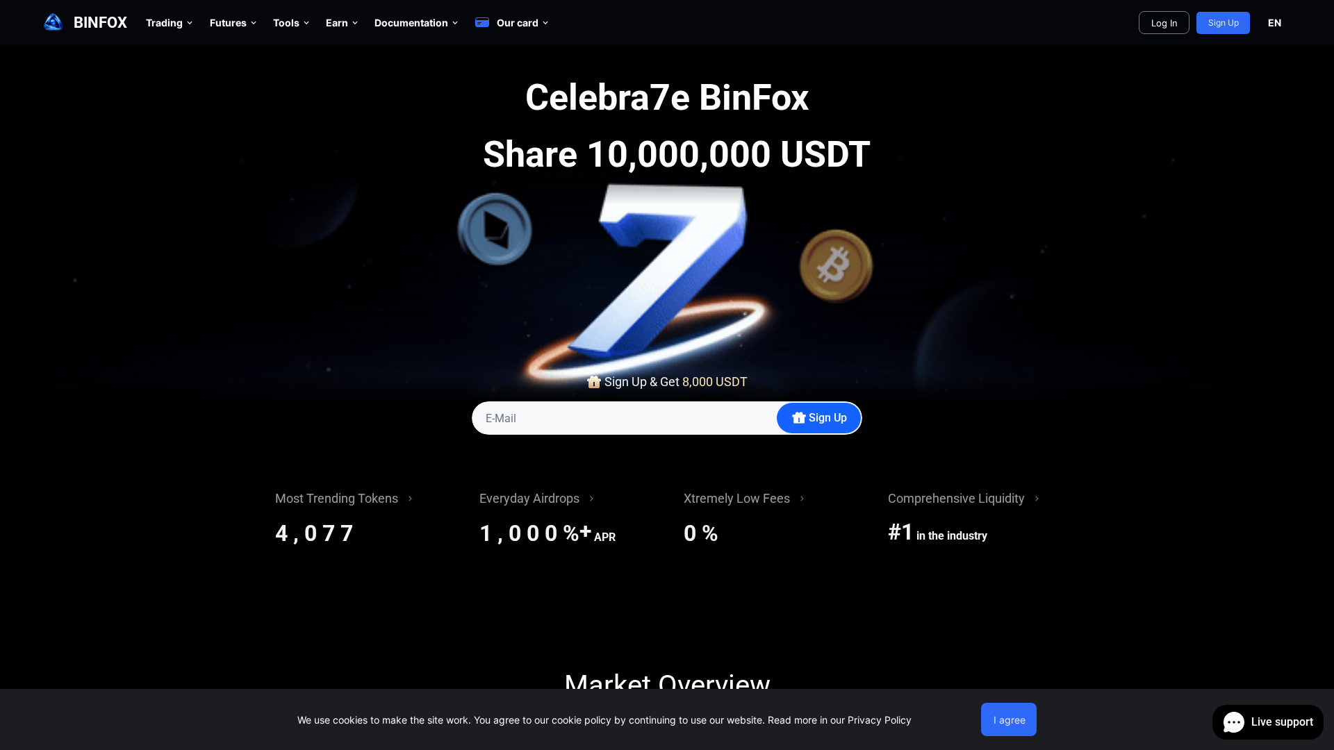 Screenshot of binfox.com