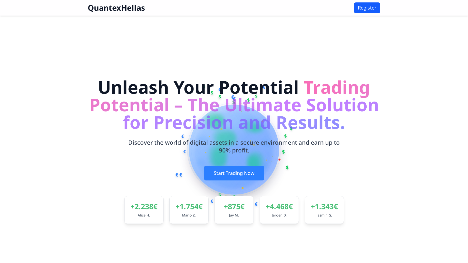 Screenshot of quantex-hellas.com