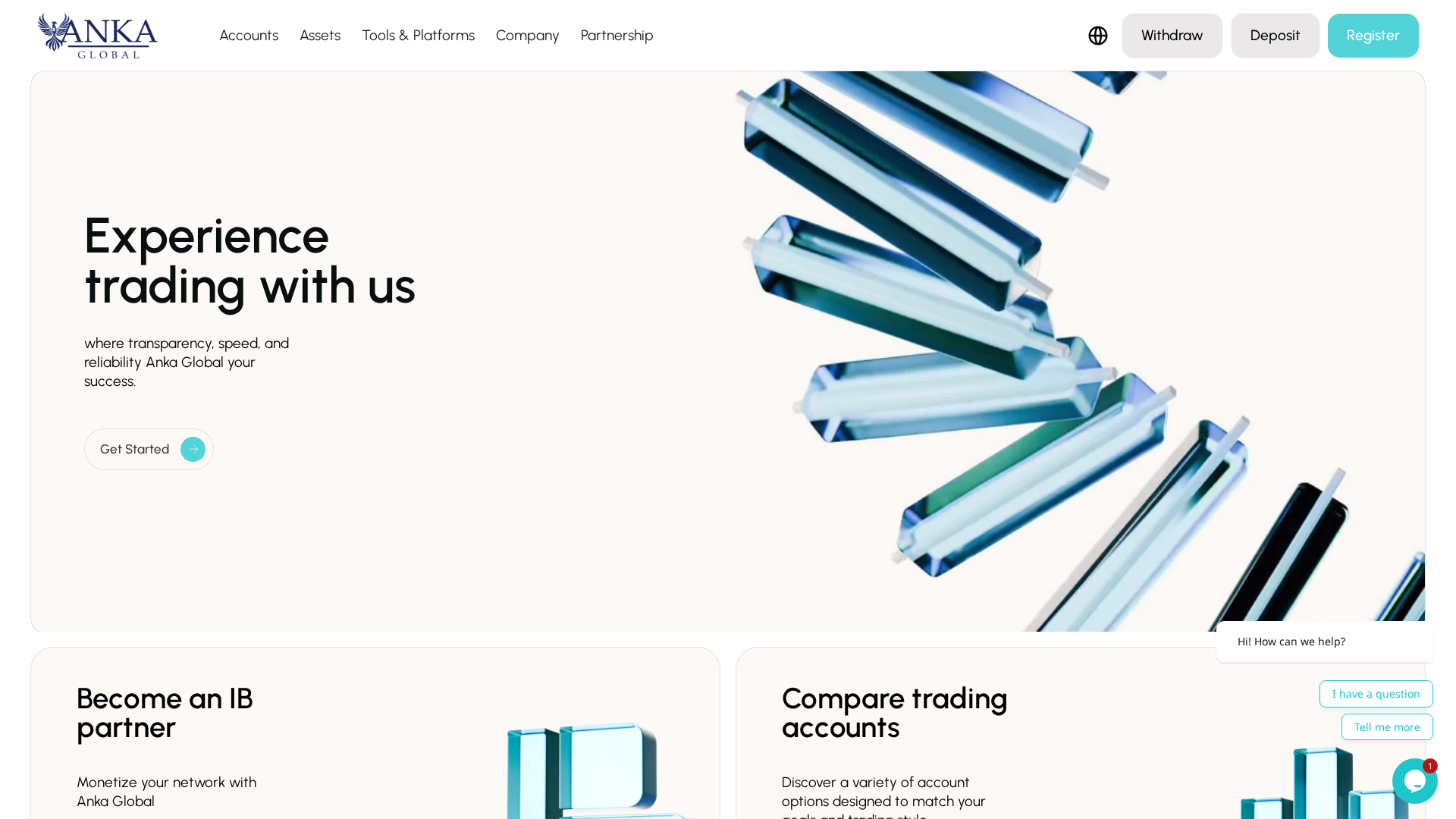 Screenshot of globalanka.com